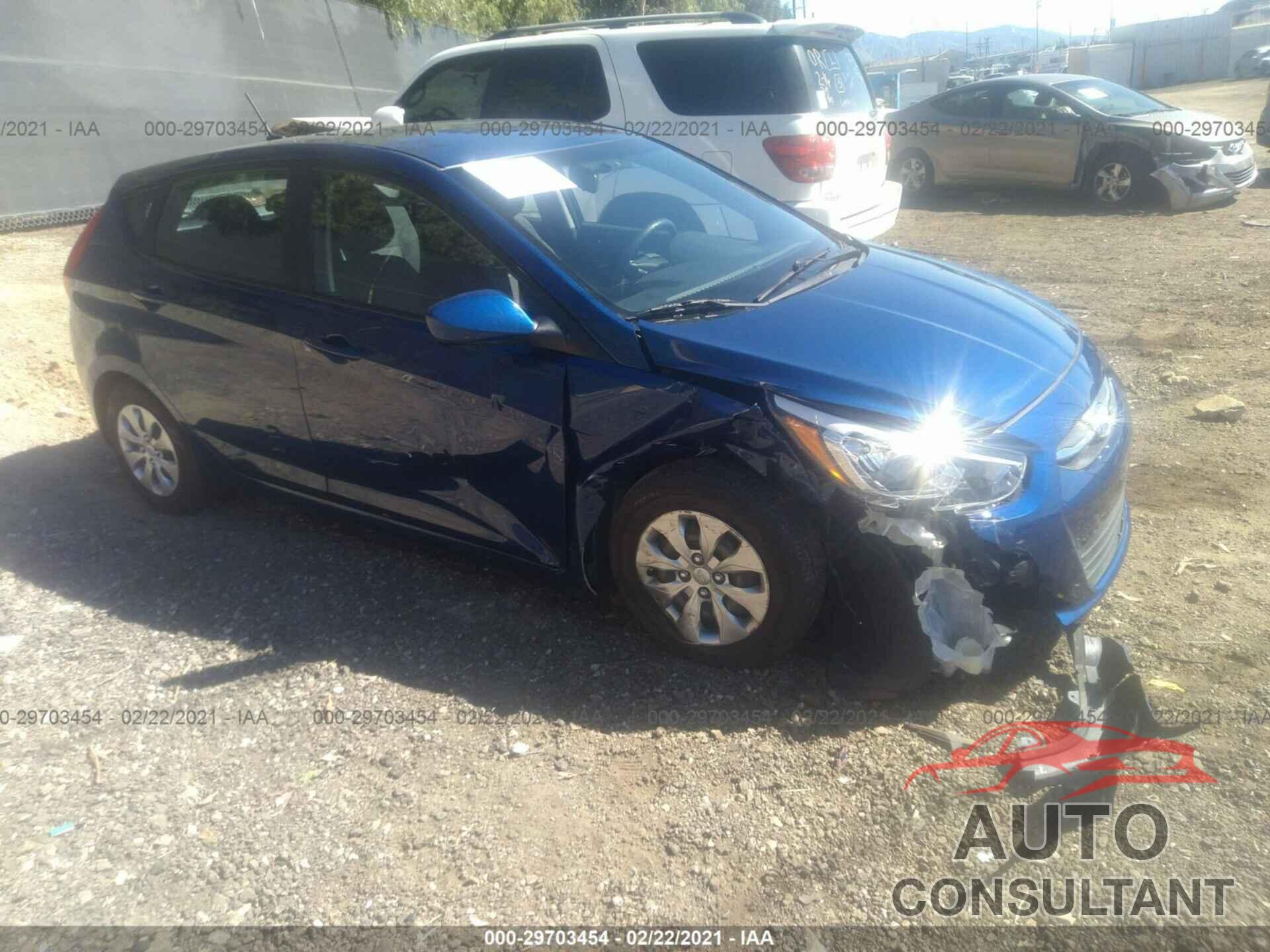 HYUNDAI ACCENT 2017 - KMHCT5AE0HU341085