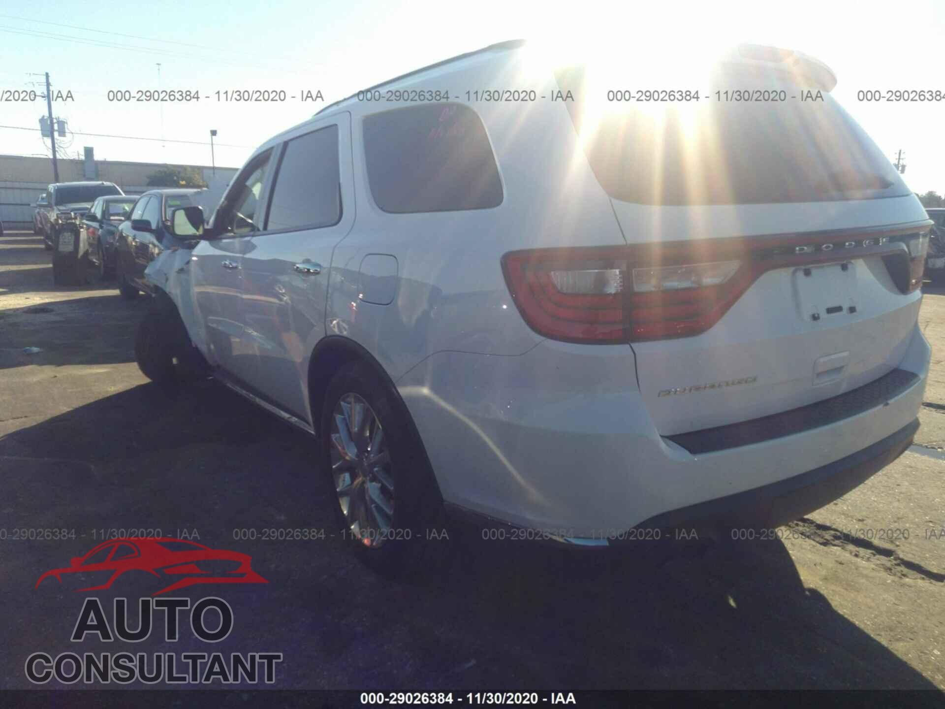 DODGE DURANGO 2016 - 1C4RDHAG2GC402987
