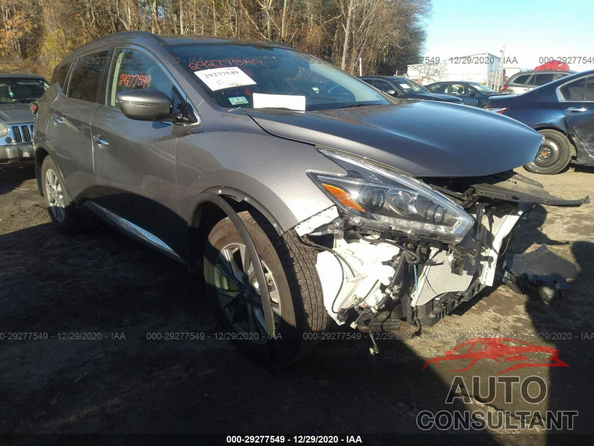 NISSAN MURANO 2018 - 5N1AZ2MH5JN151986