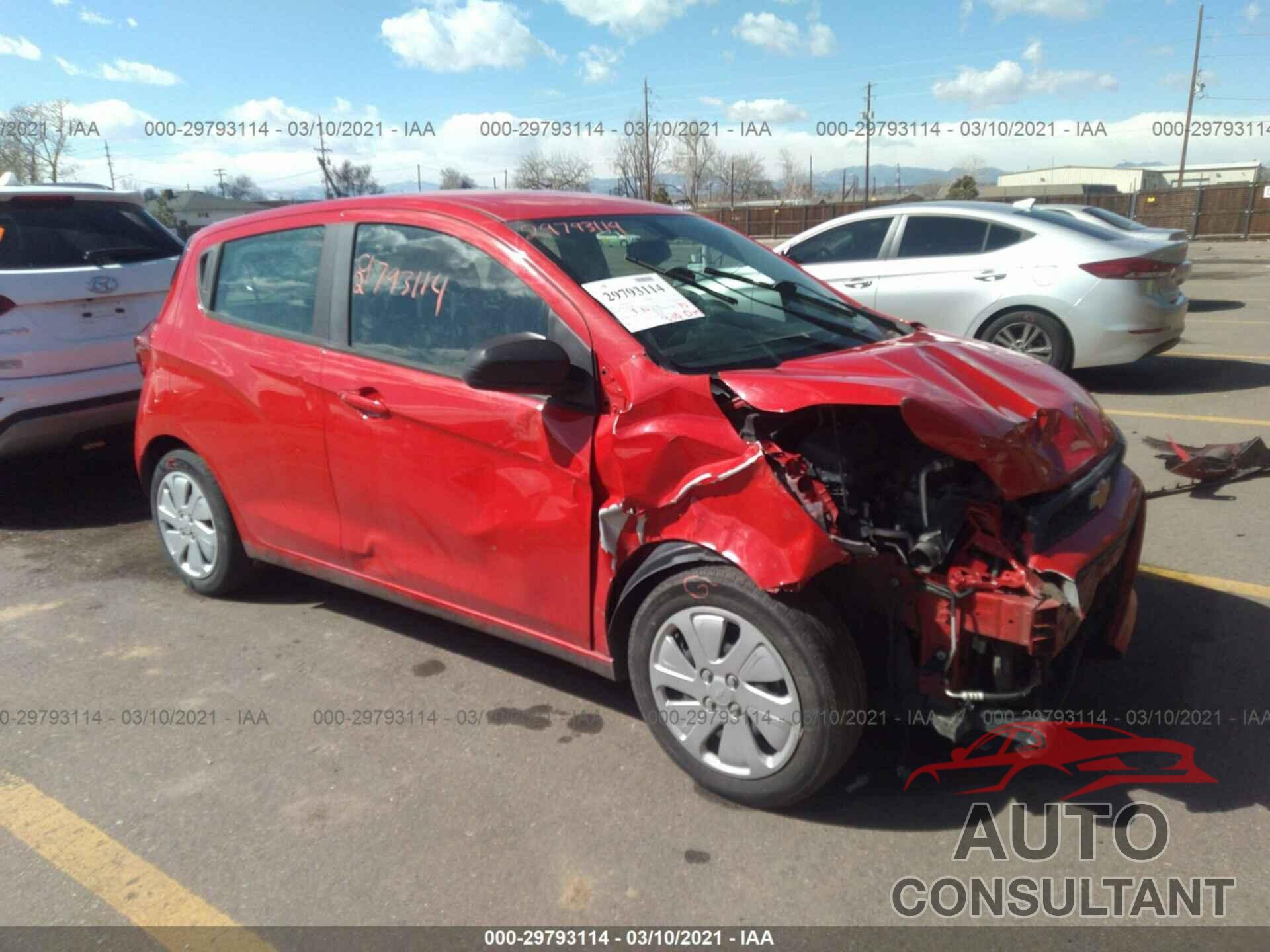 CHEVROLET SPARK 2017 - KL8CB6SA8HC840403