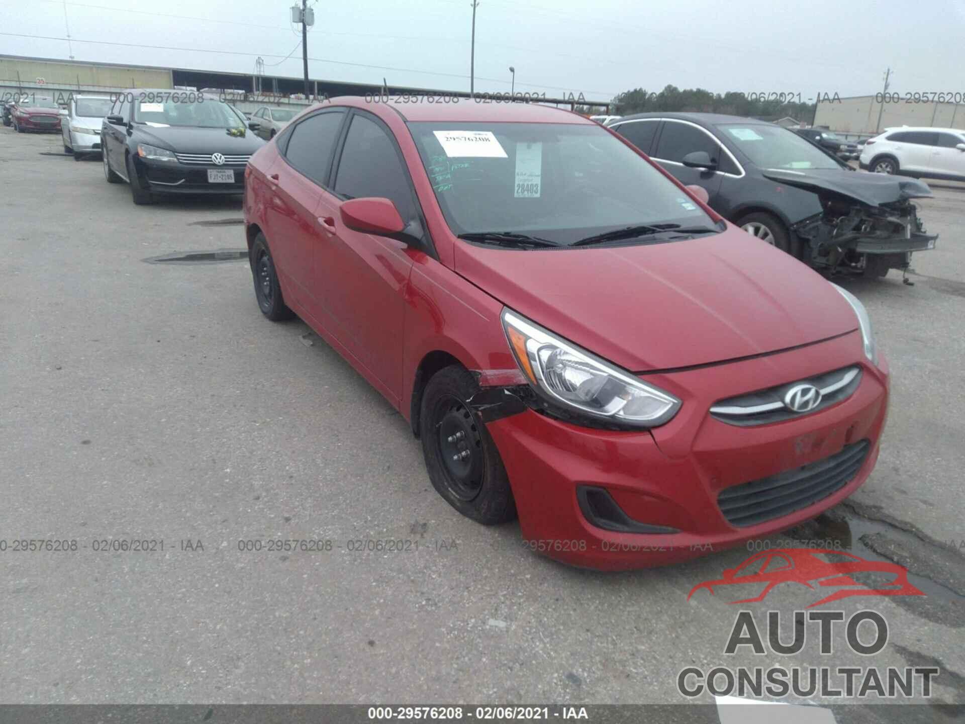 HYUNDAI ACCENT 2016 - KMHCT4AEXGU078371