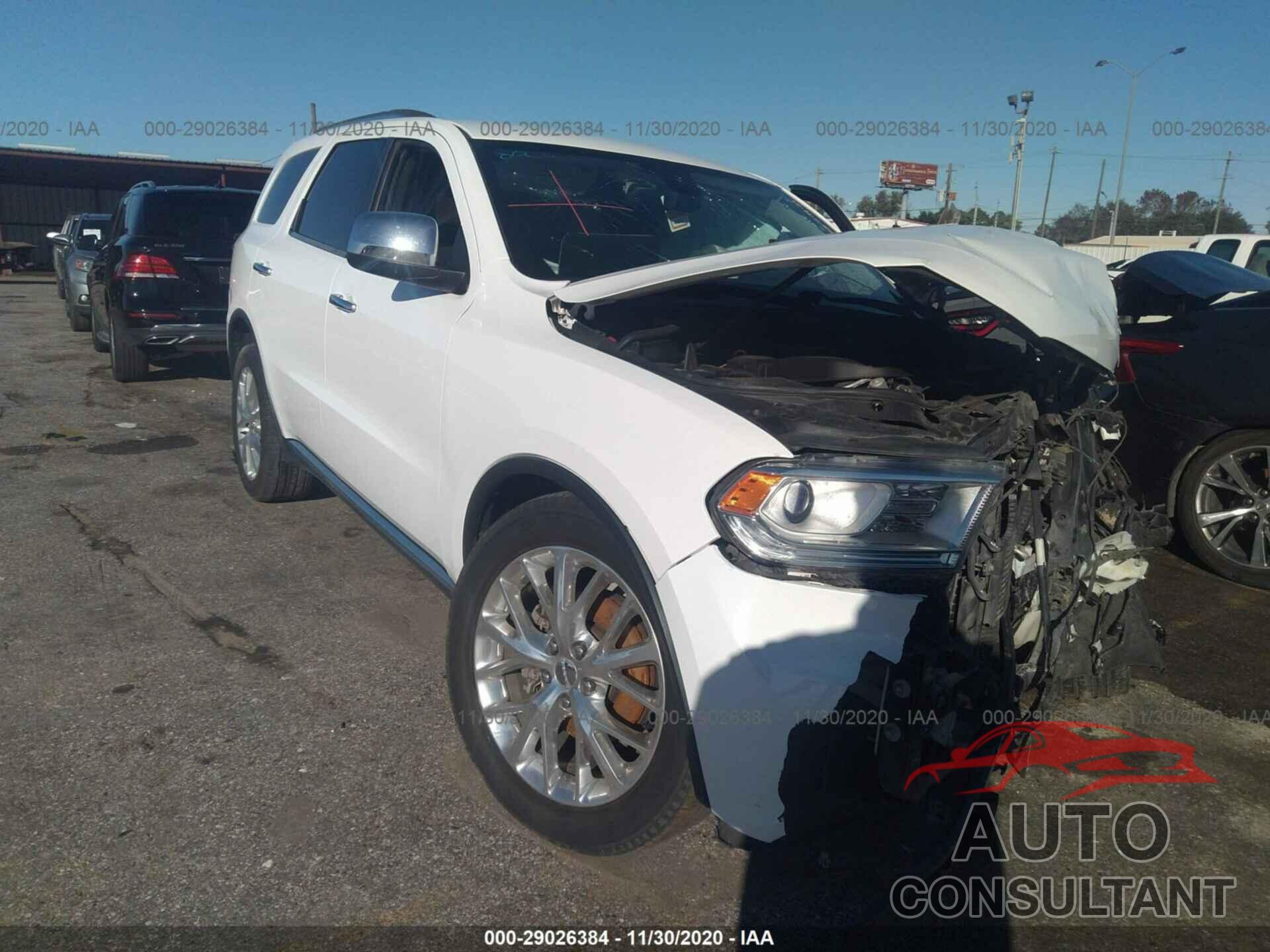 DODGE DURANGO 2016 - 1C4RDHAG2GC402987