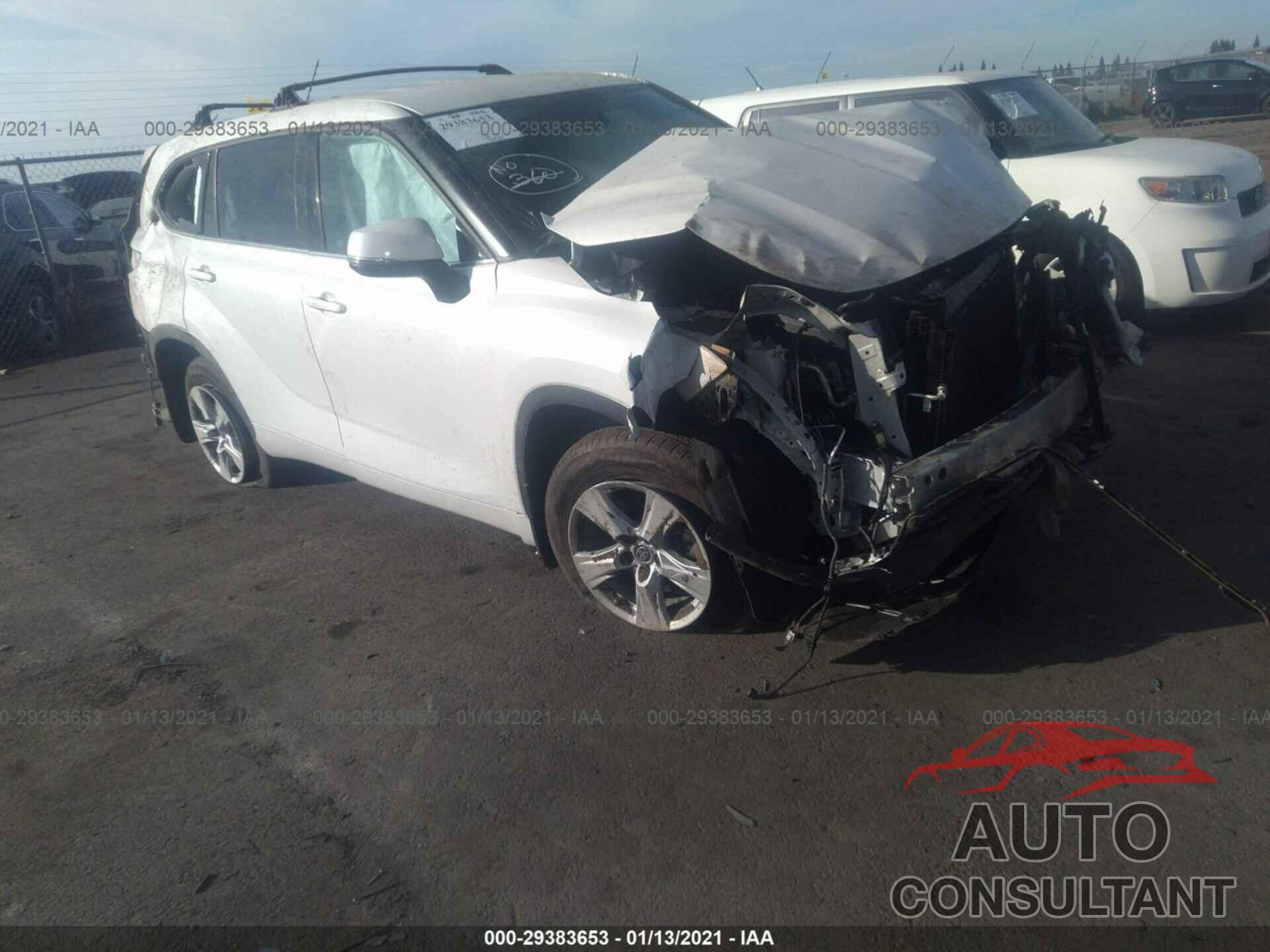 TOYOTA HIGHLANDER 2020 - 5TDBZRBH8LS516002