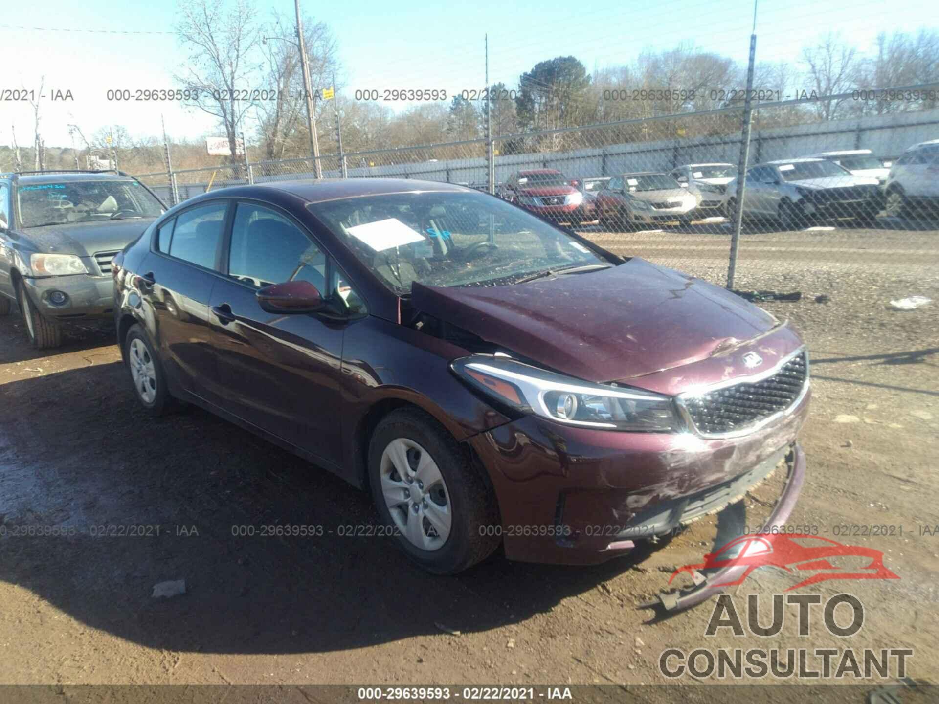 KIA FORTE 2017 - 3KPFK4A73HE098676