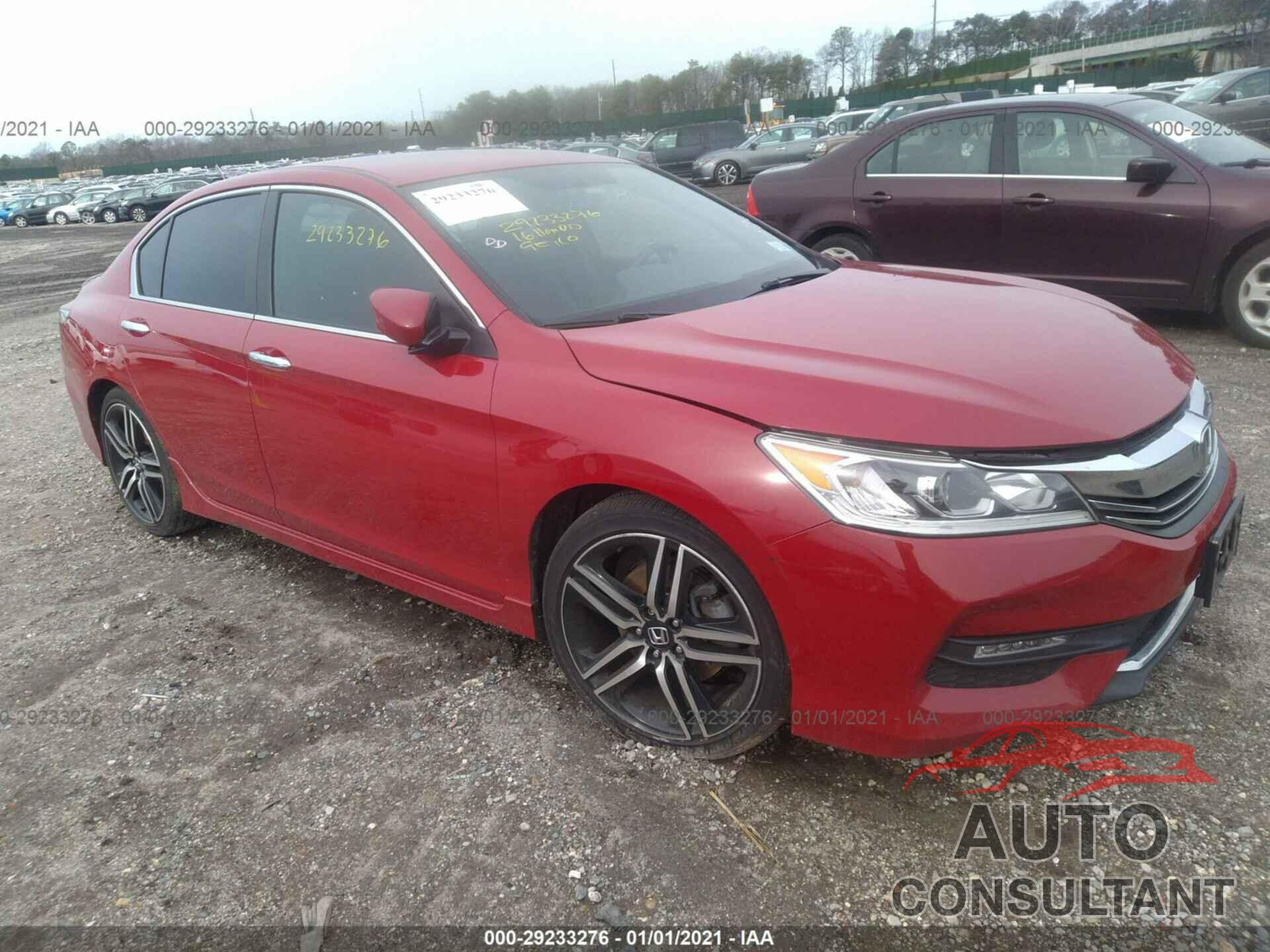 HONDA ACCORD SEDAN 2016 - 1HGCR2F52GA047232