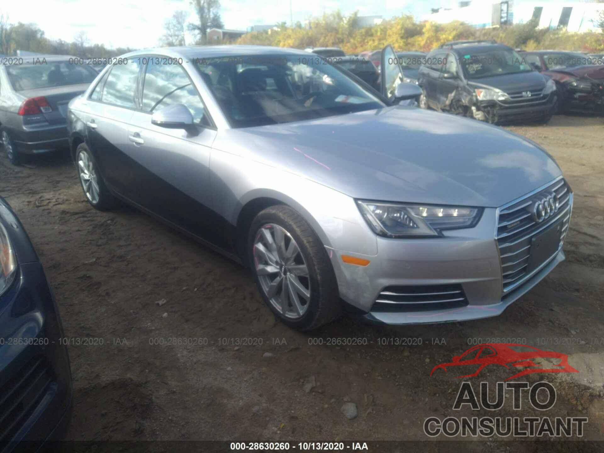 AUDI A4 2017 - WAUANAF46HN007598