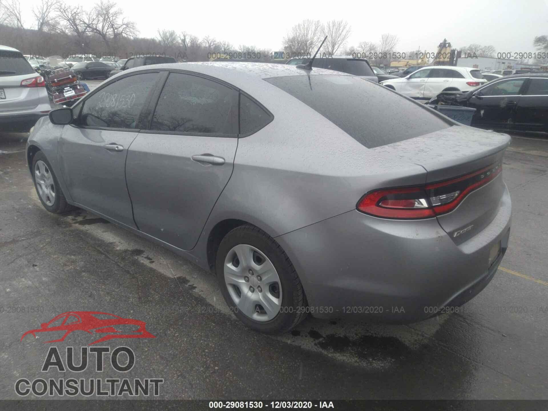 DODGE DART 2016 - 1C3CDFAA2GD516461