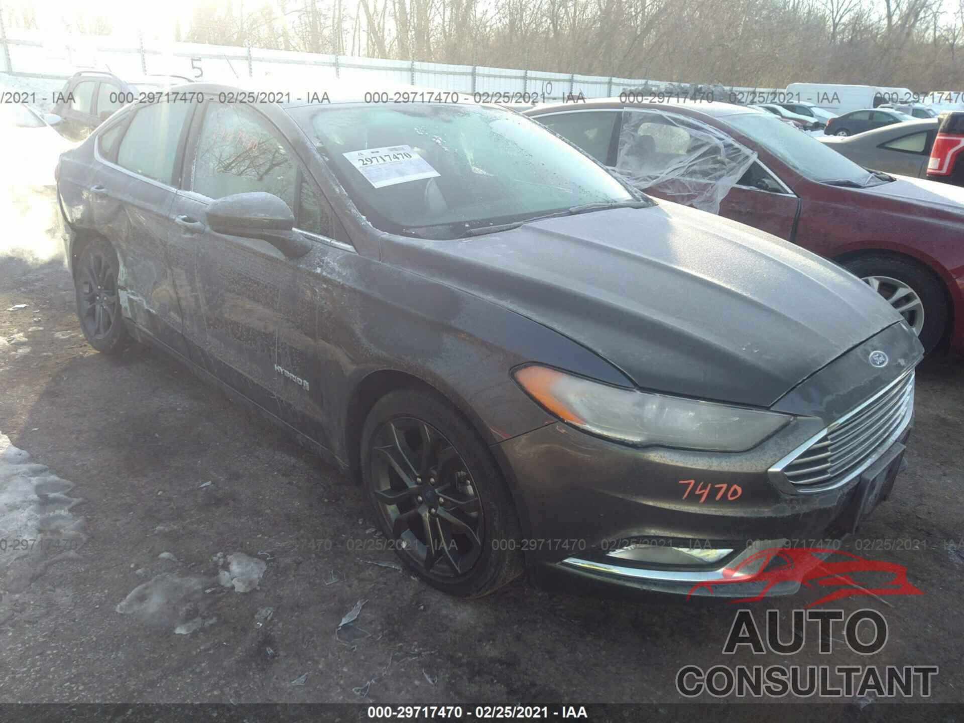 FORD FUSION HYBRID 2018 - 3FA6P0LU6JR249091