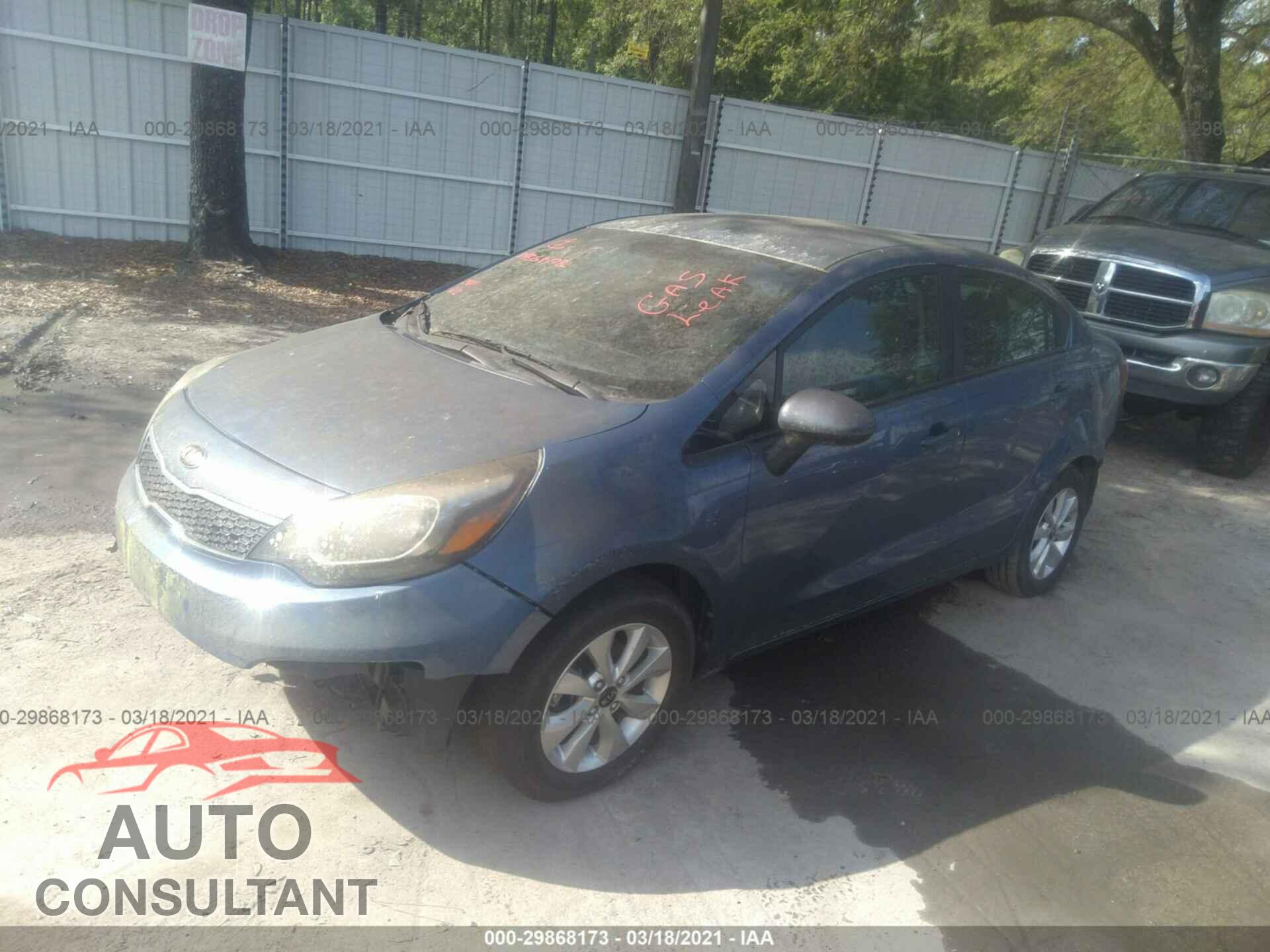 KIA RIO 2016 - KNADN4A33G6599130
