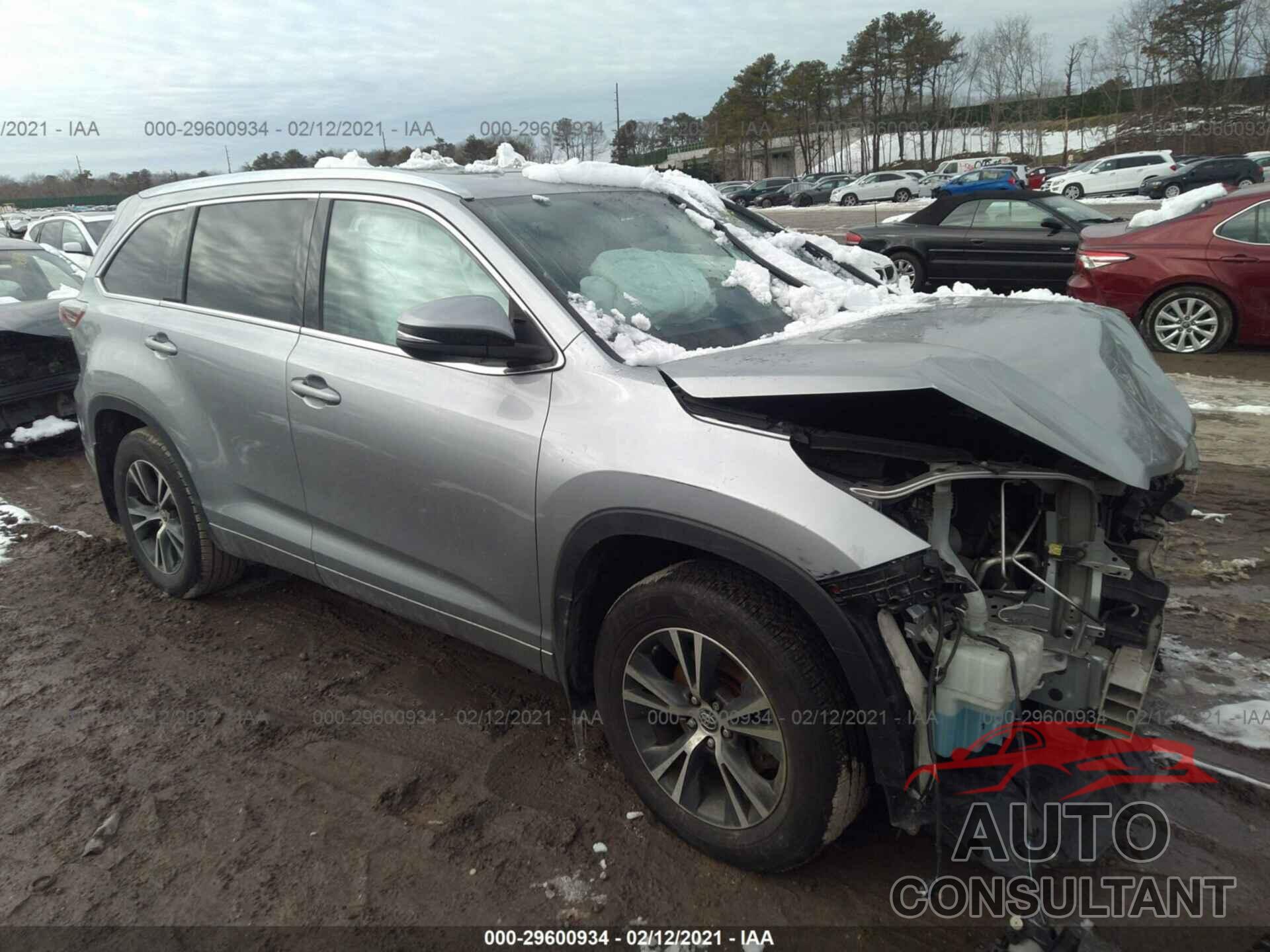 TOYOTA HIGHLANDER 2016 - 5TDJKRFH4GS502050