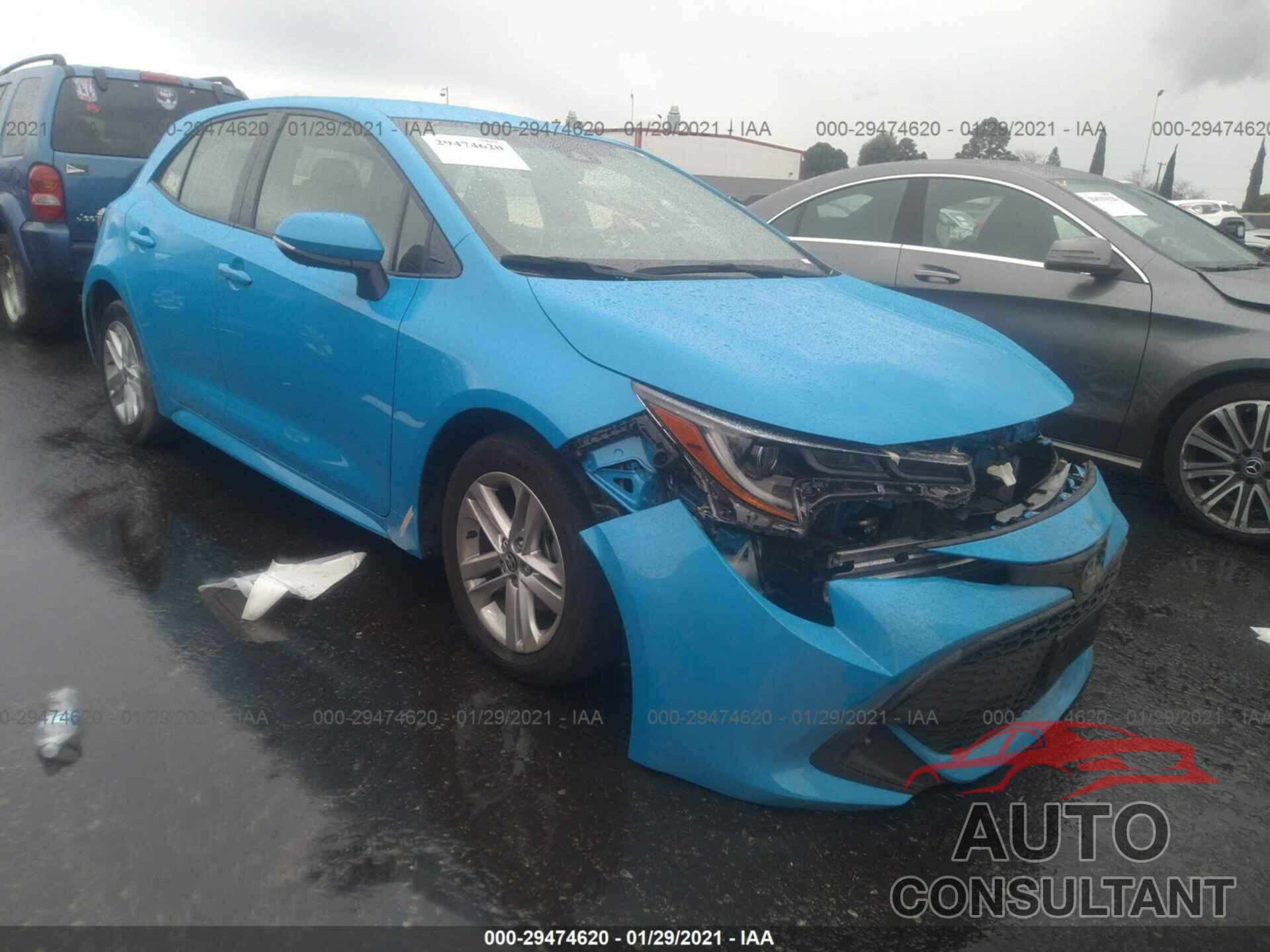 TOYOTA COROLLA HATCHBACK 2020 - JTND4RBEXL3086483