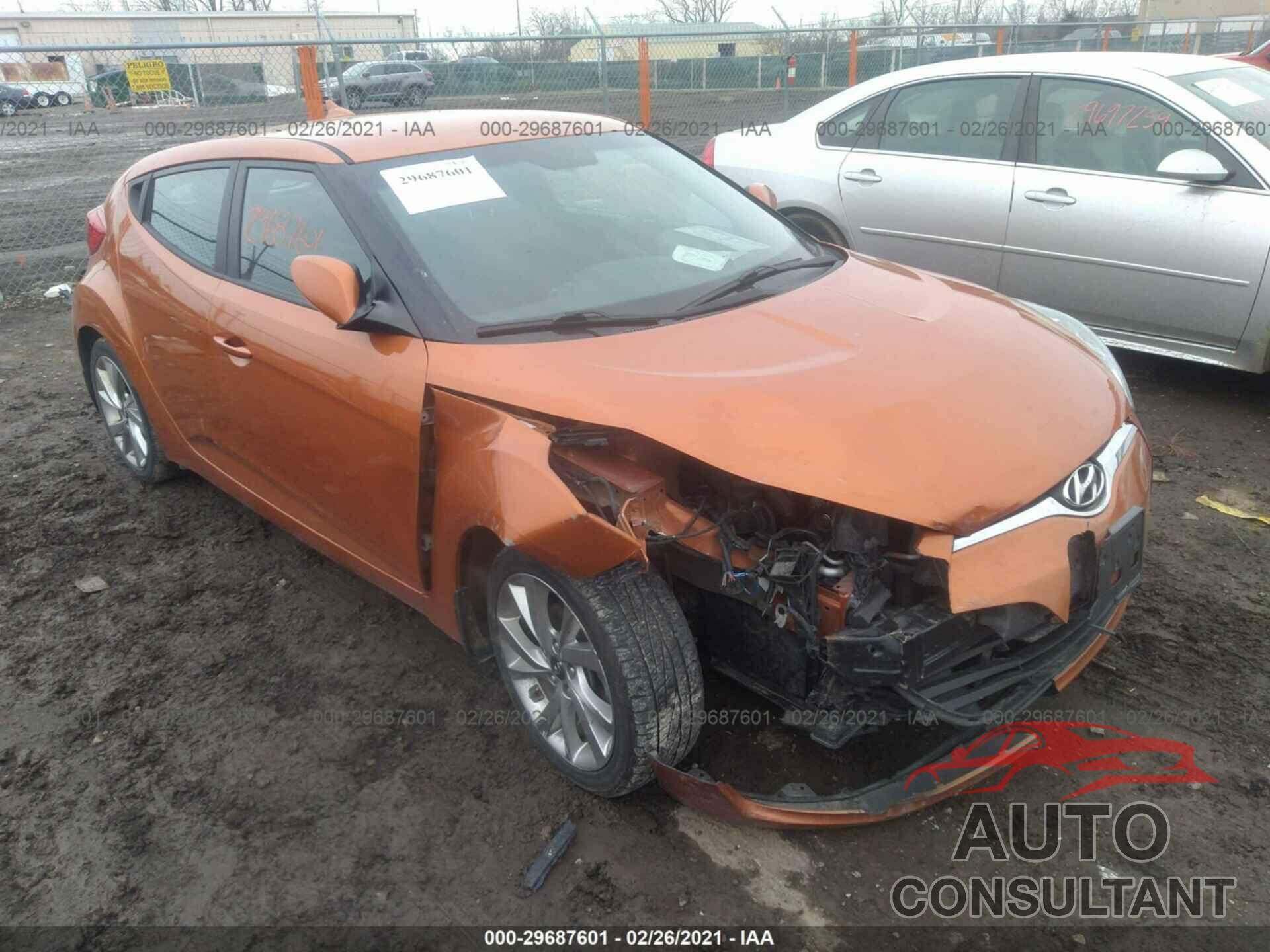 HYUNDAI VELOSTER 2016 - KMHTC6AD2GU248676