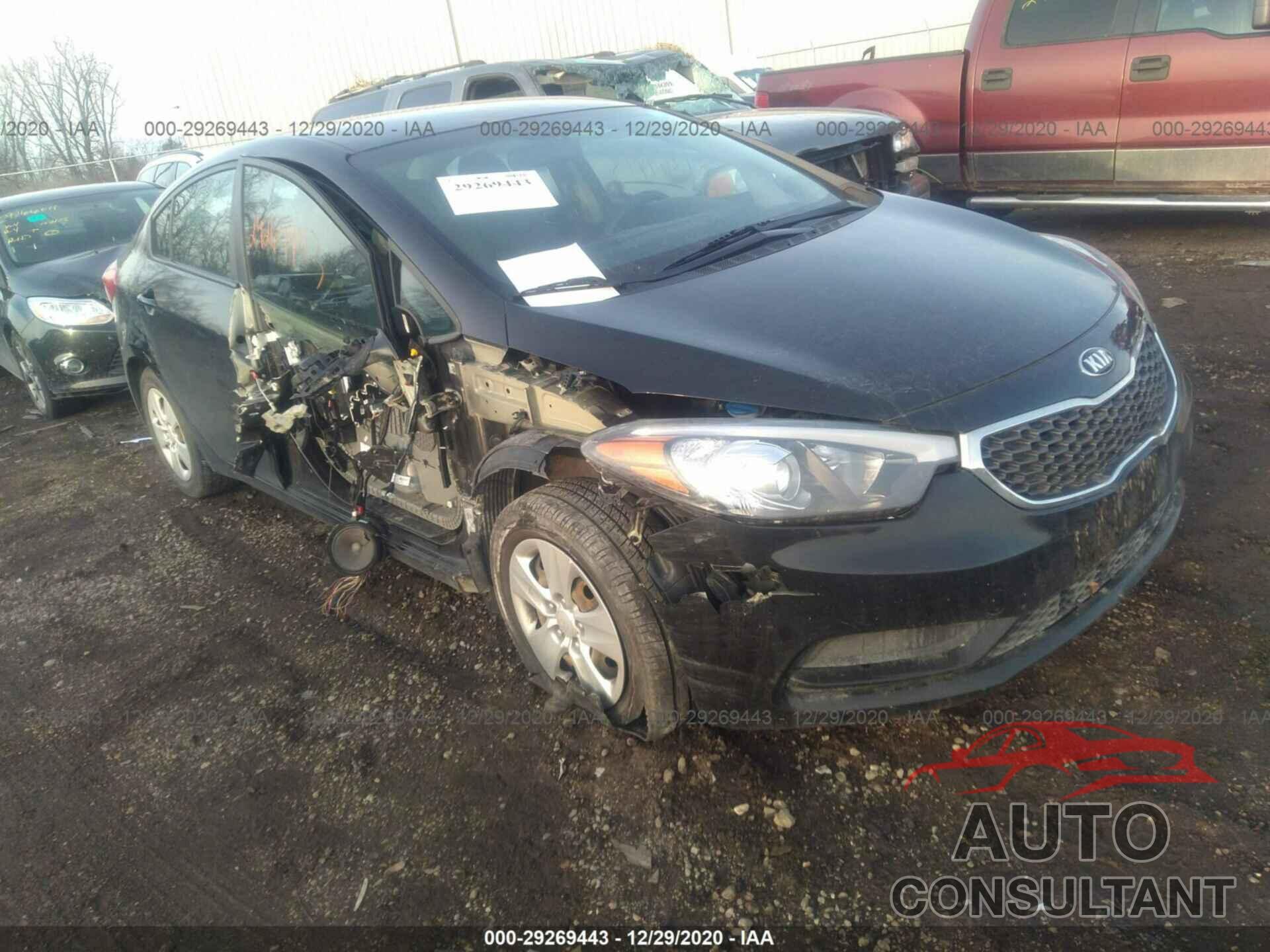KIA FORTE 2016 - KNAFK4A65G5487401