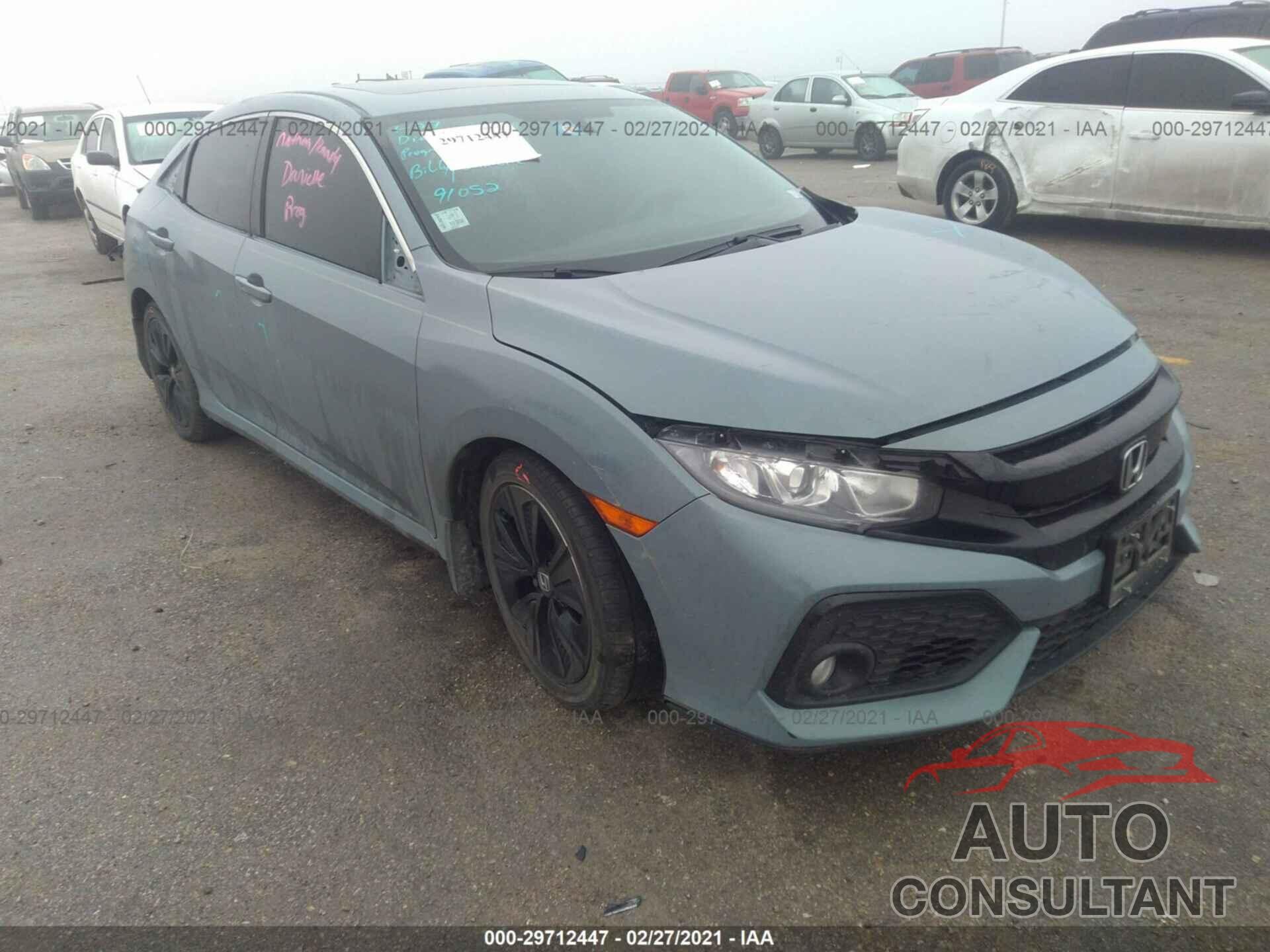 HONDA CIVIC HATCHBACK 2018 - SHHFK7H58JU219500