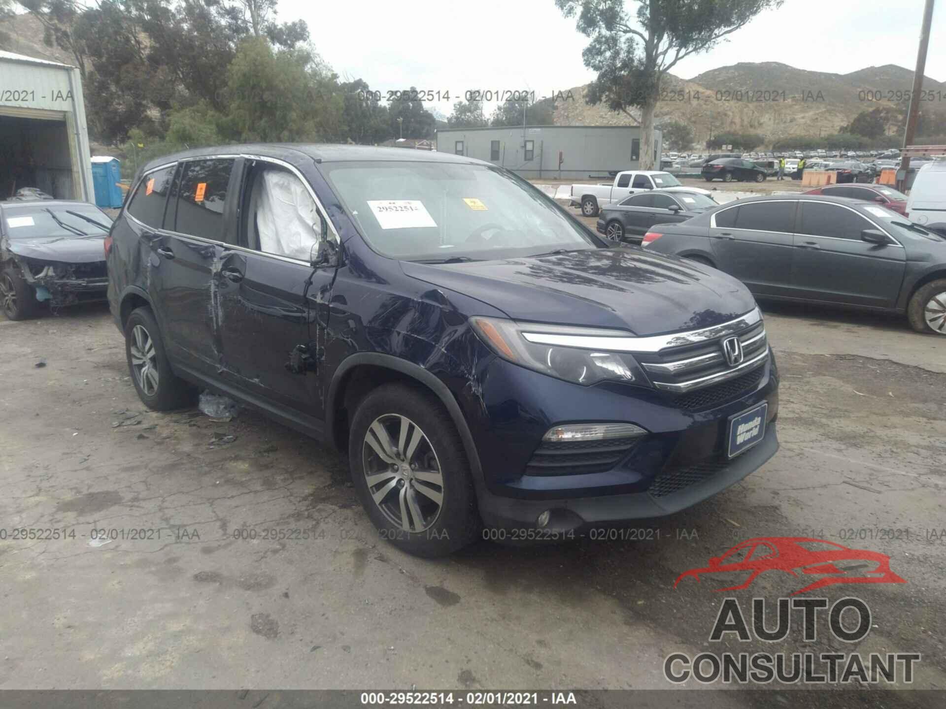 HONDA PILOT 2016 - 5FNYF5H3XGB021592