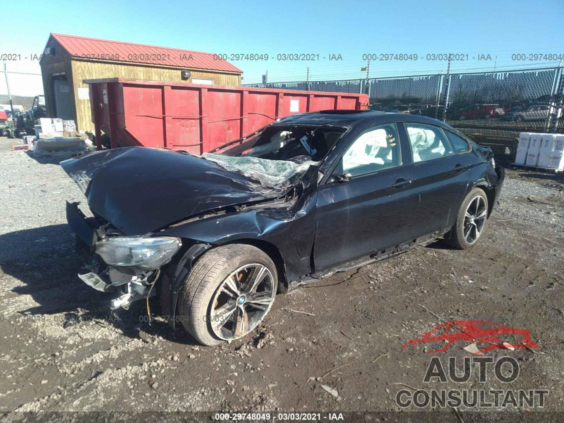 BMW 4 SERIES 2016 - WBA4C9C51GG136317