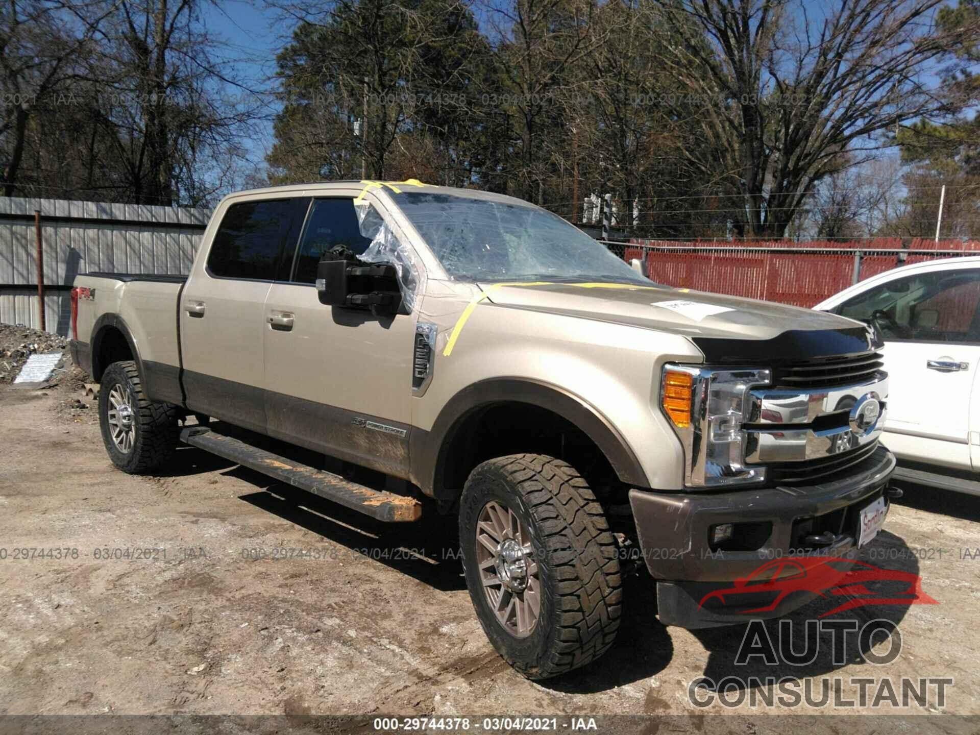 FORD SUPER DUTY F-250 SRW 2017 - 1FT7W2BT7HEE45561