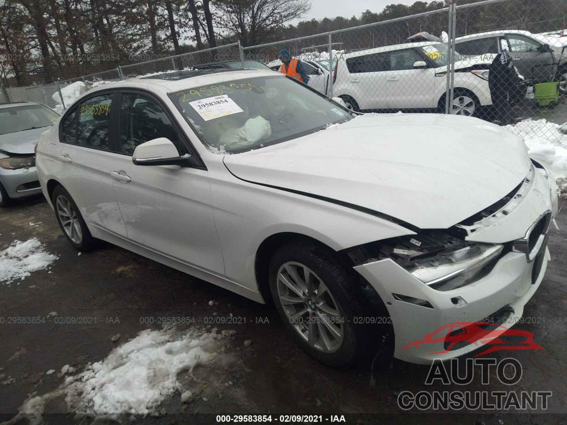BMW 3 SERIES 2017 - WBA8E5G35HNU44245