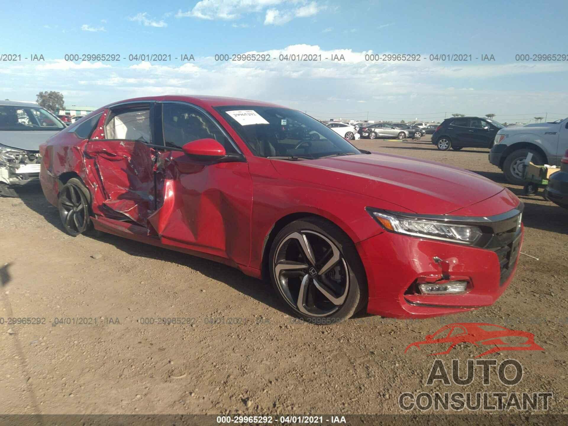 HONDA ACCORD SEDAN 2018 - 1HGCV1F31JA217754