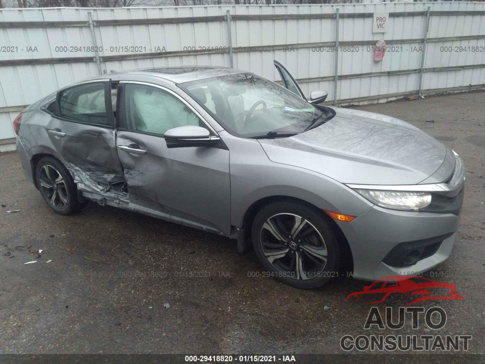 HONDA CIVIC SEDAN 2016 - 19XFC1F90GE026872