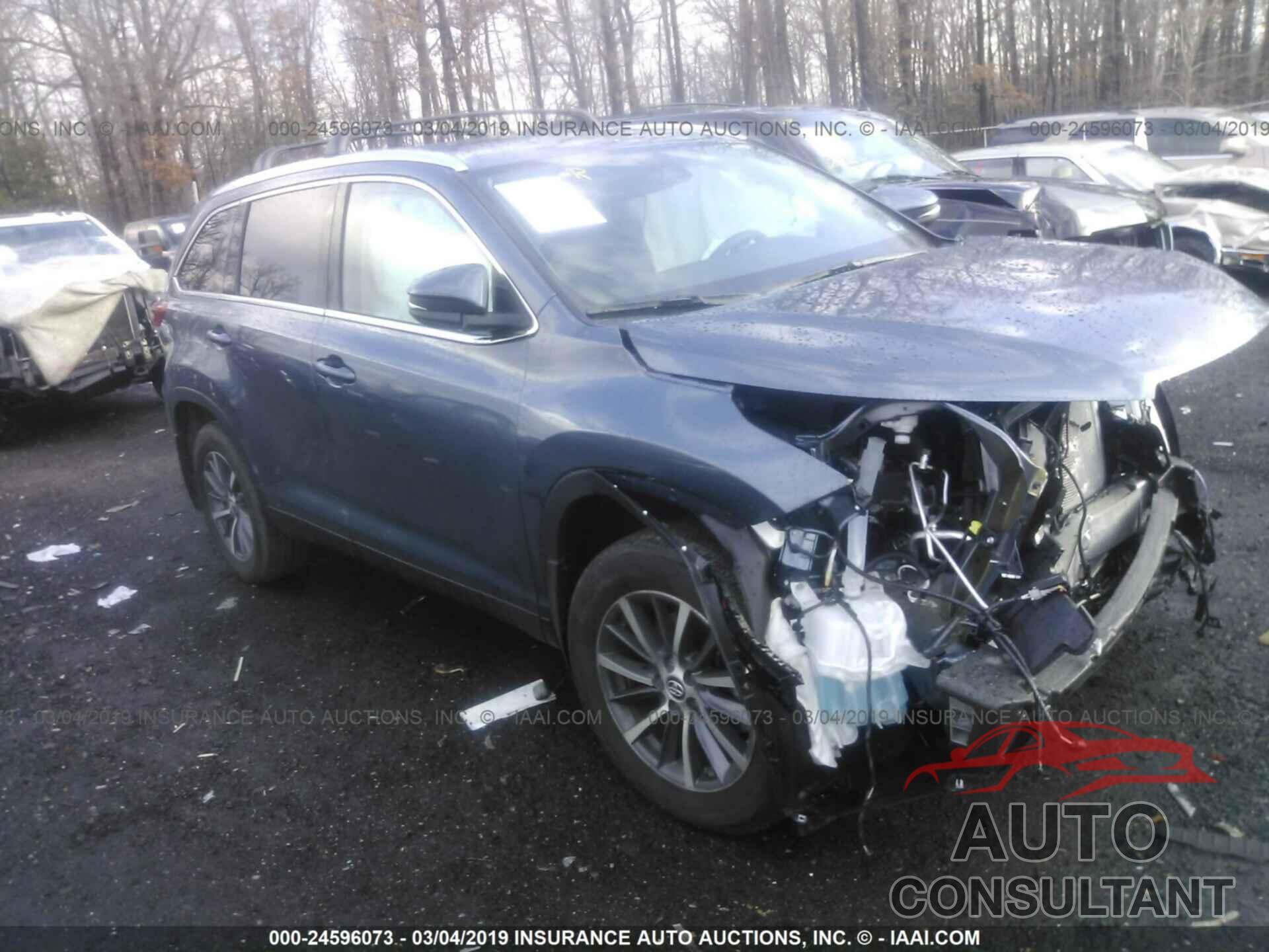 TOYOTA HIGHLANDER 2019 - 5TDJZRFH6KS945823
