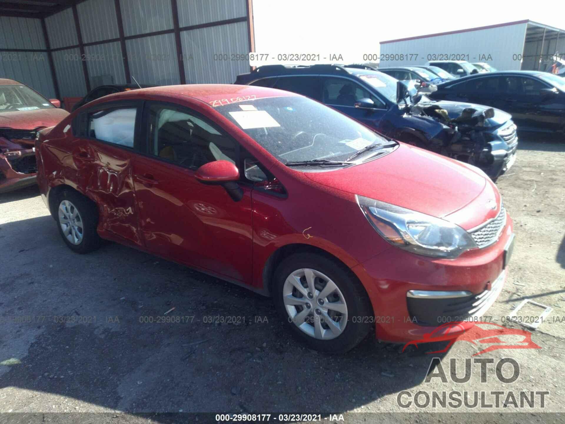 KIA RIO 2017 - KNADM4A30H6025234