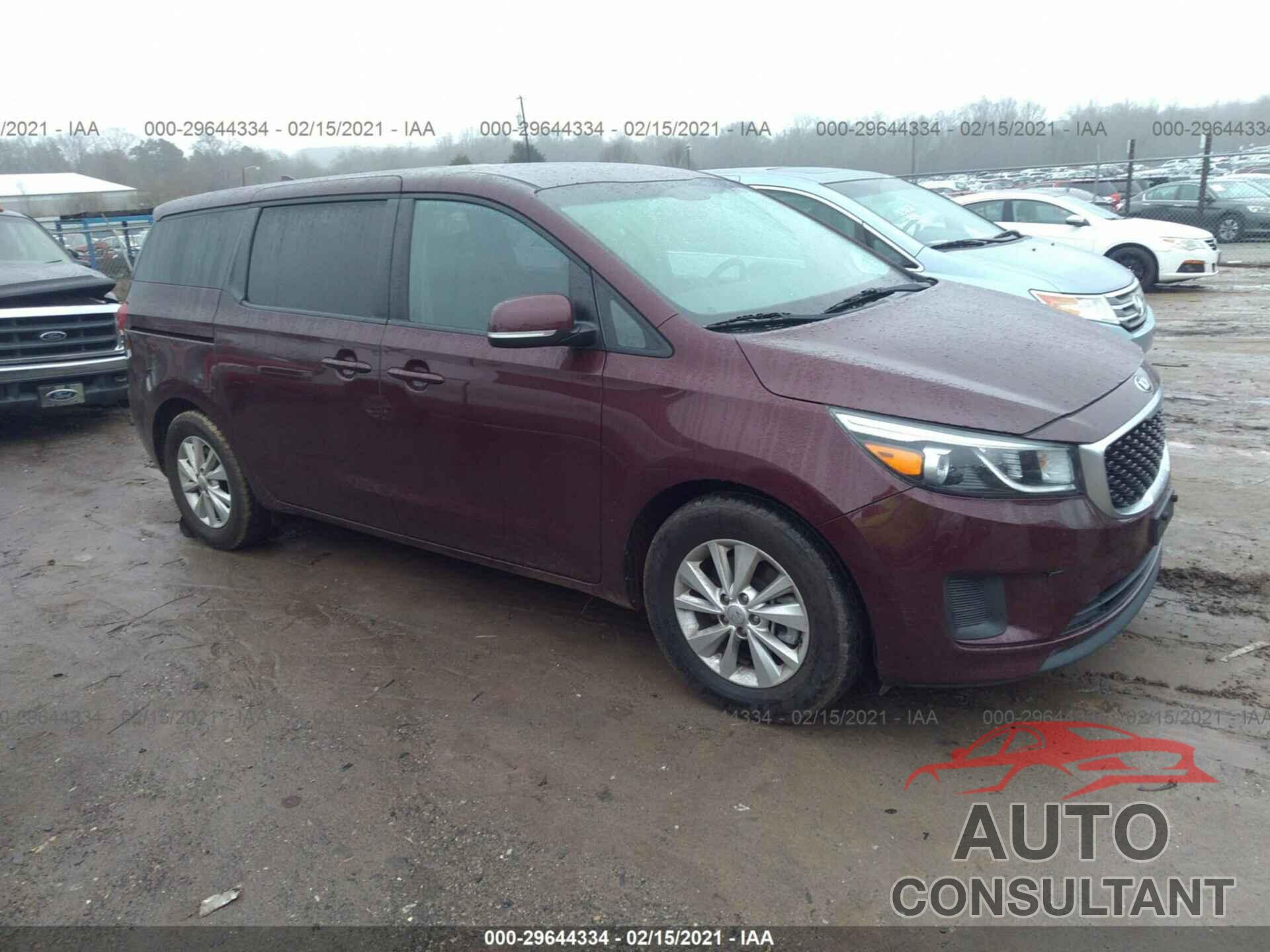 KIA SEDONA 2017 - KNDMB5C16H6234181