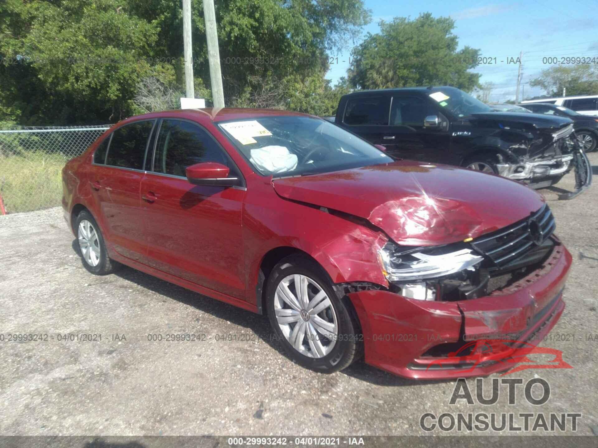 VOLKSWAGEN JETTA 2017 - 3VW2B7AJ9HM283121