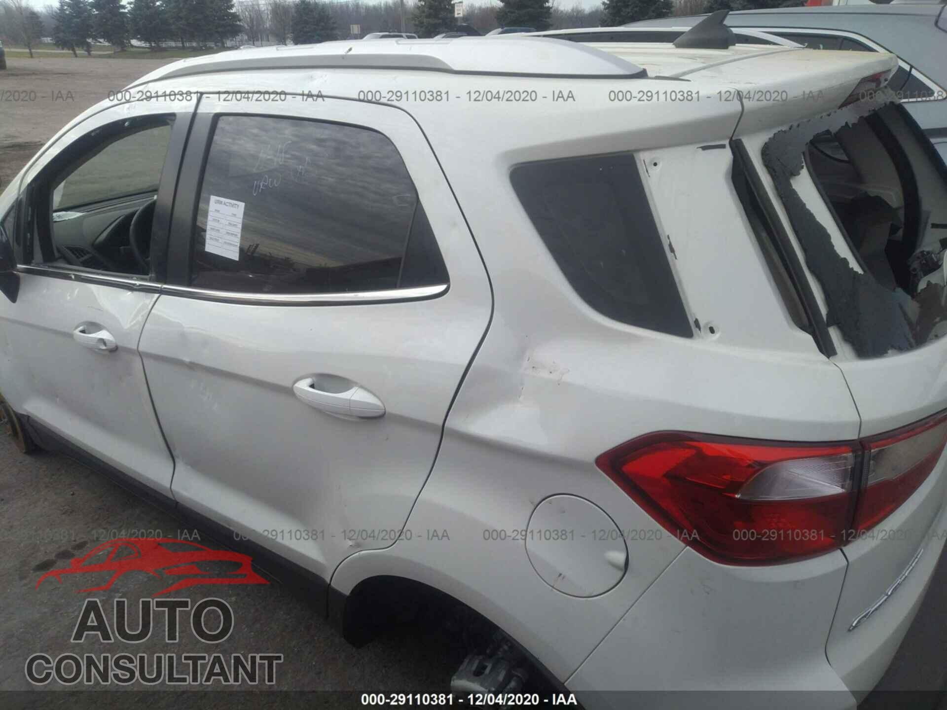 FORD ECOSPORT 2020 - MAJ6S3KL2LC346430