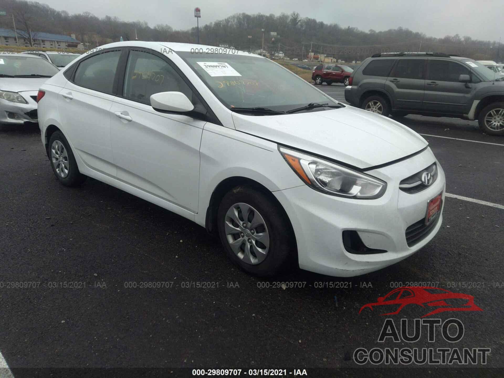HYUNDAI ACCENT 2017 - KMHCT4AE5HU326169