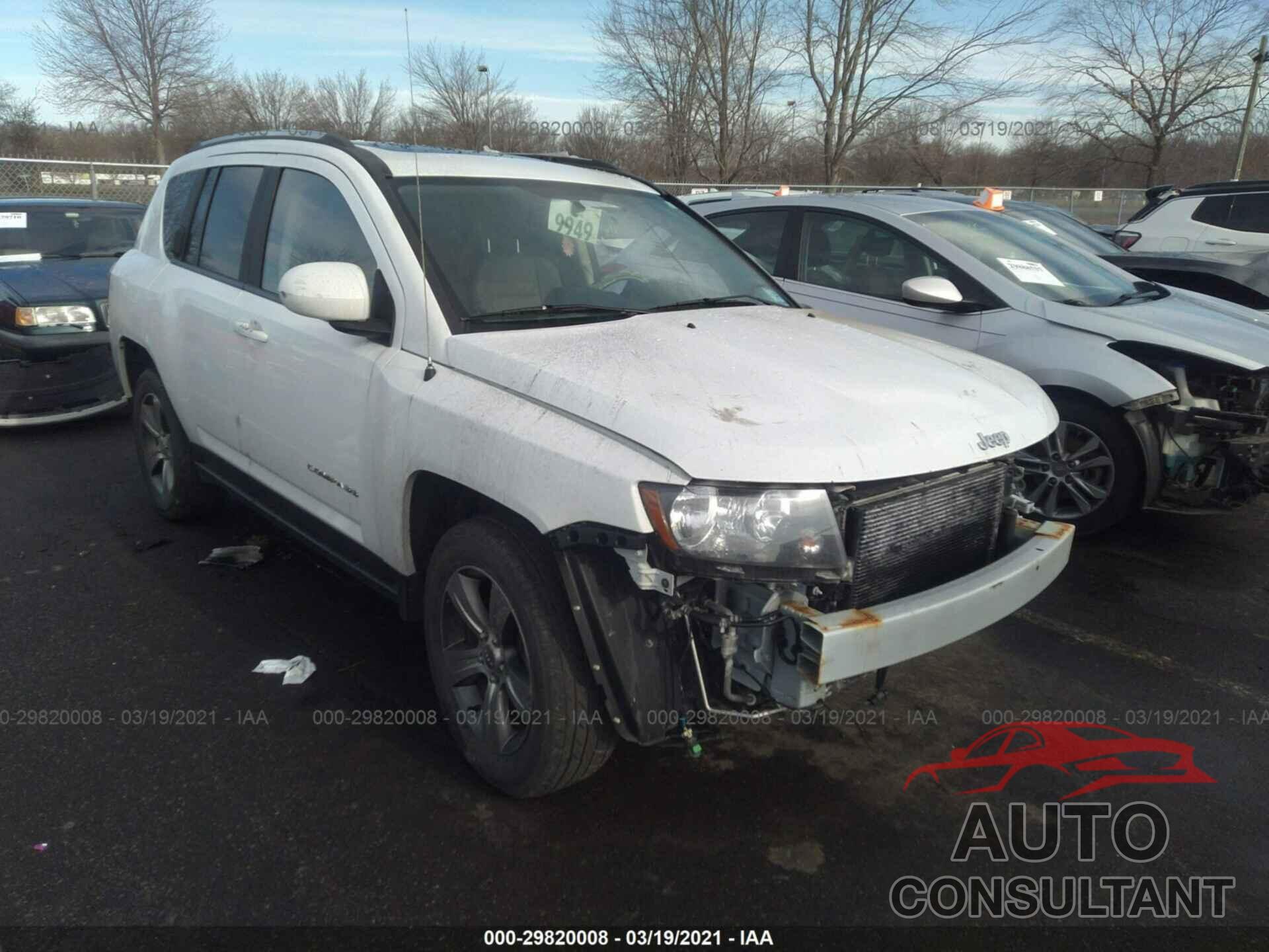 JEEP COMPASS 2017 - 1C4NJDEB8HD139611