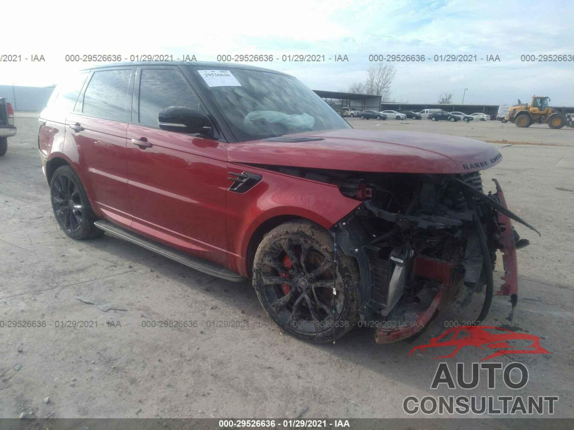 LAND ROVER RANGE ROVER SPORT 2019 - SALWS2SUXKA875060