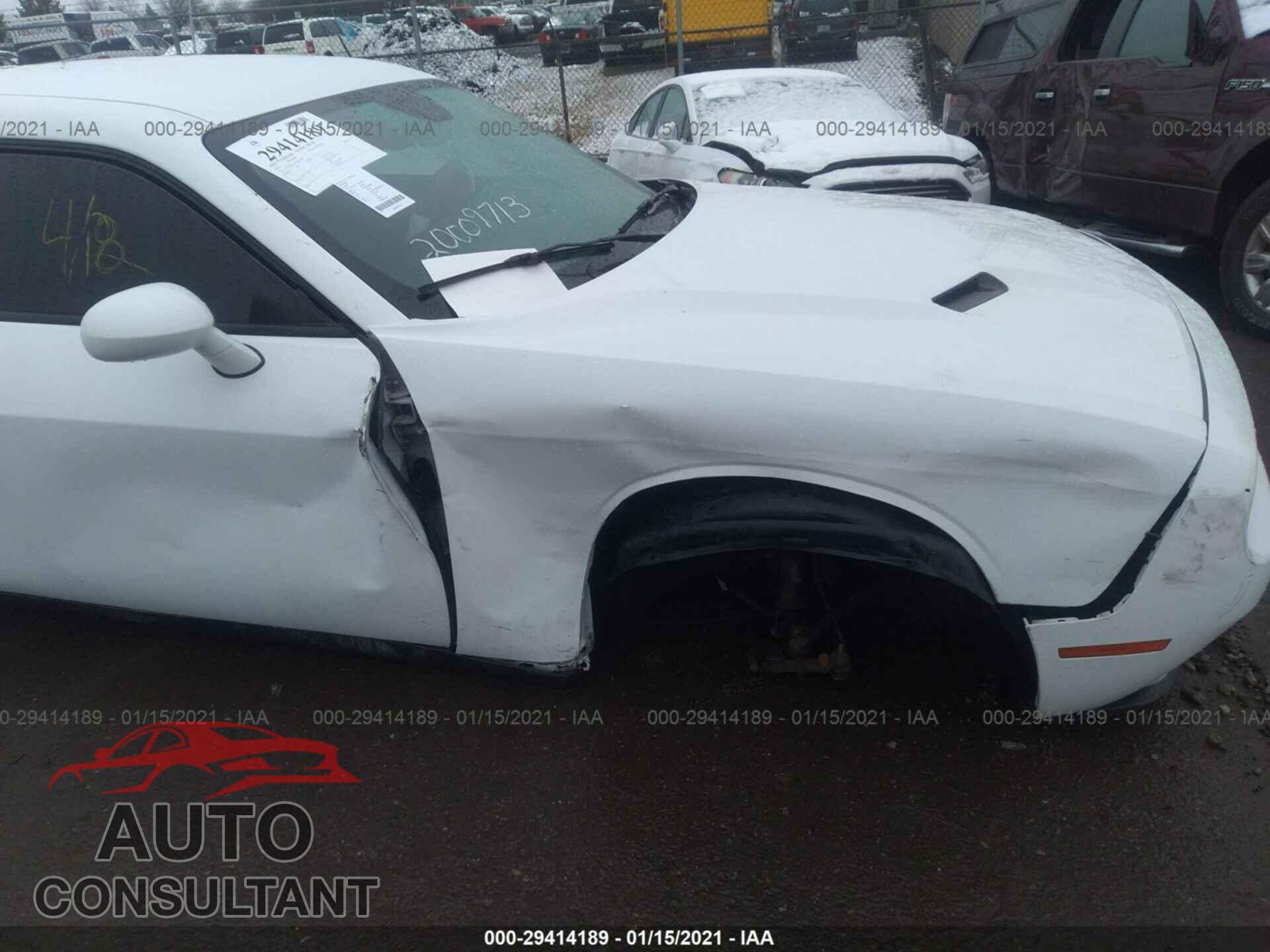 DODGE CHALLENGER 2016 - 2C3CDZAG9GH280349