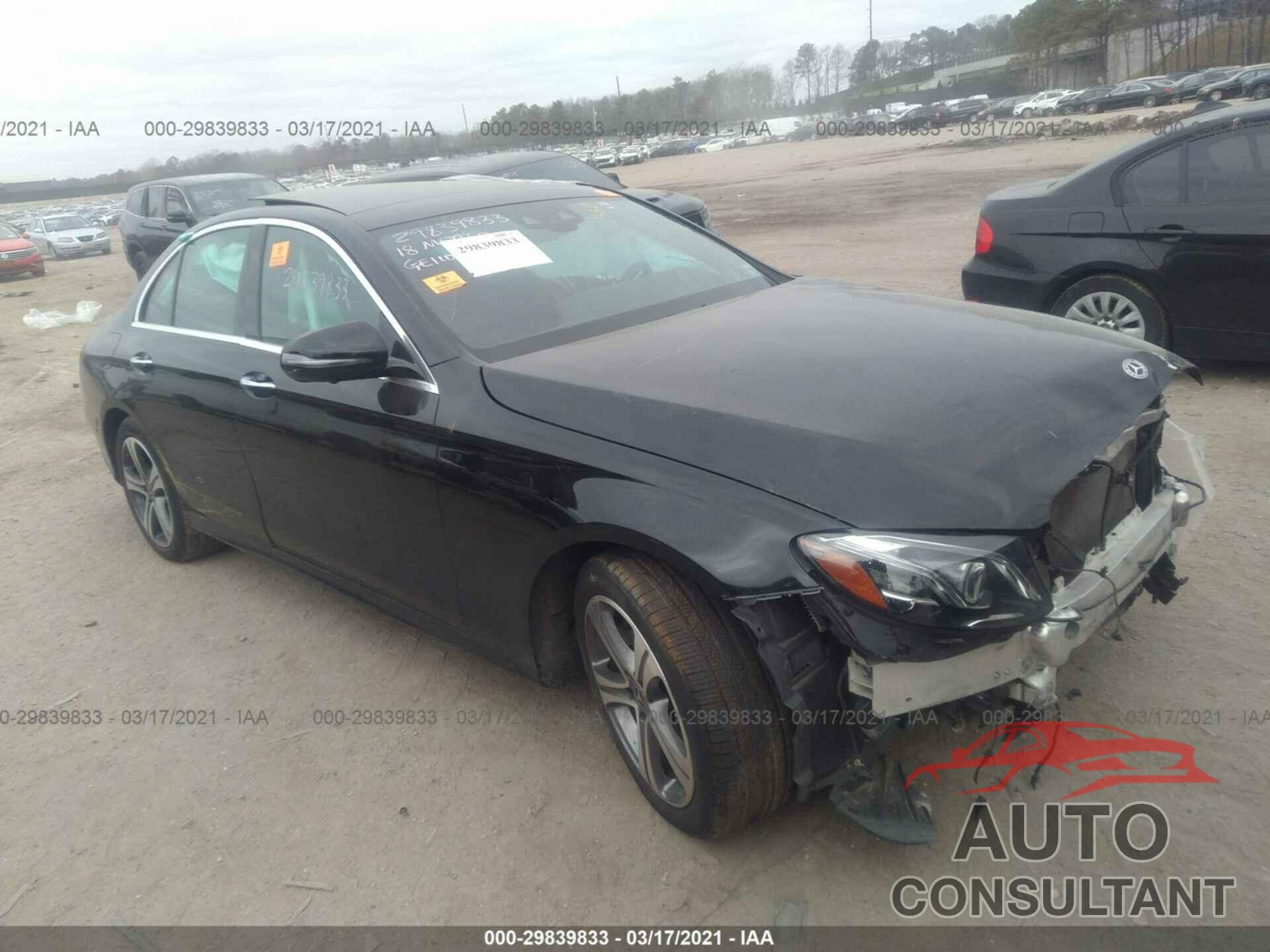 MERCEDES-BENZ E-CLASS 2018 - WDDZF4KB7JA371718
