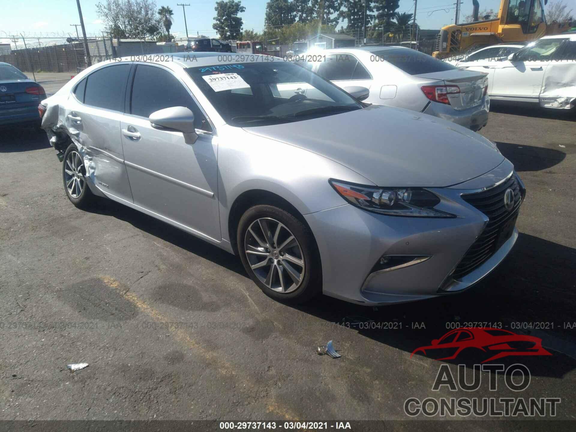 LEXUS ES 300H 2016 - JTHBW1GG9G2109327