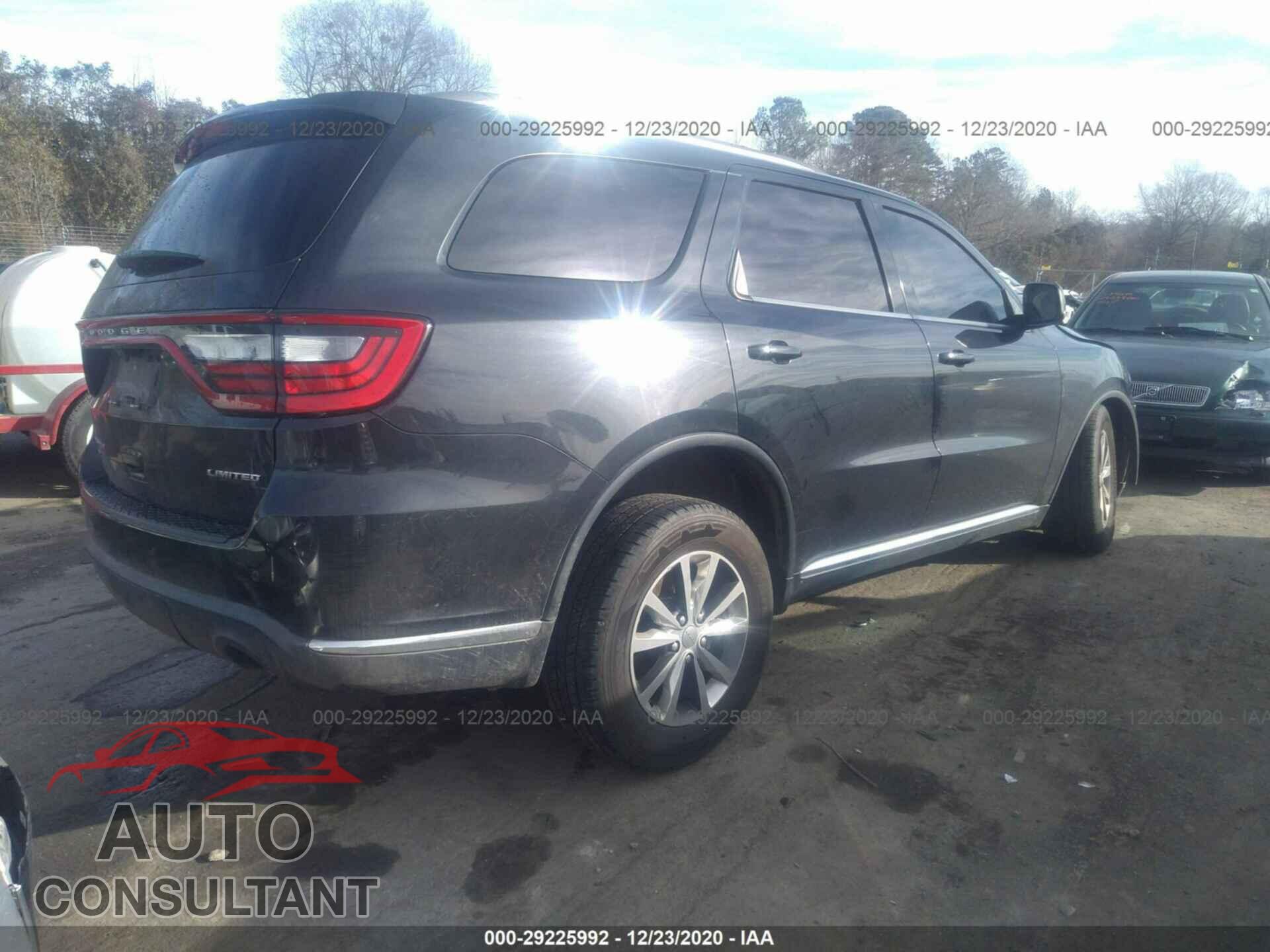 DODGE DURANGO 2016 - 1C4RDJDGXGC460011
