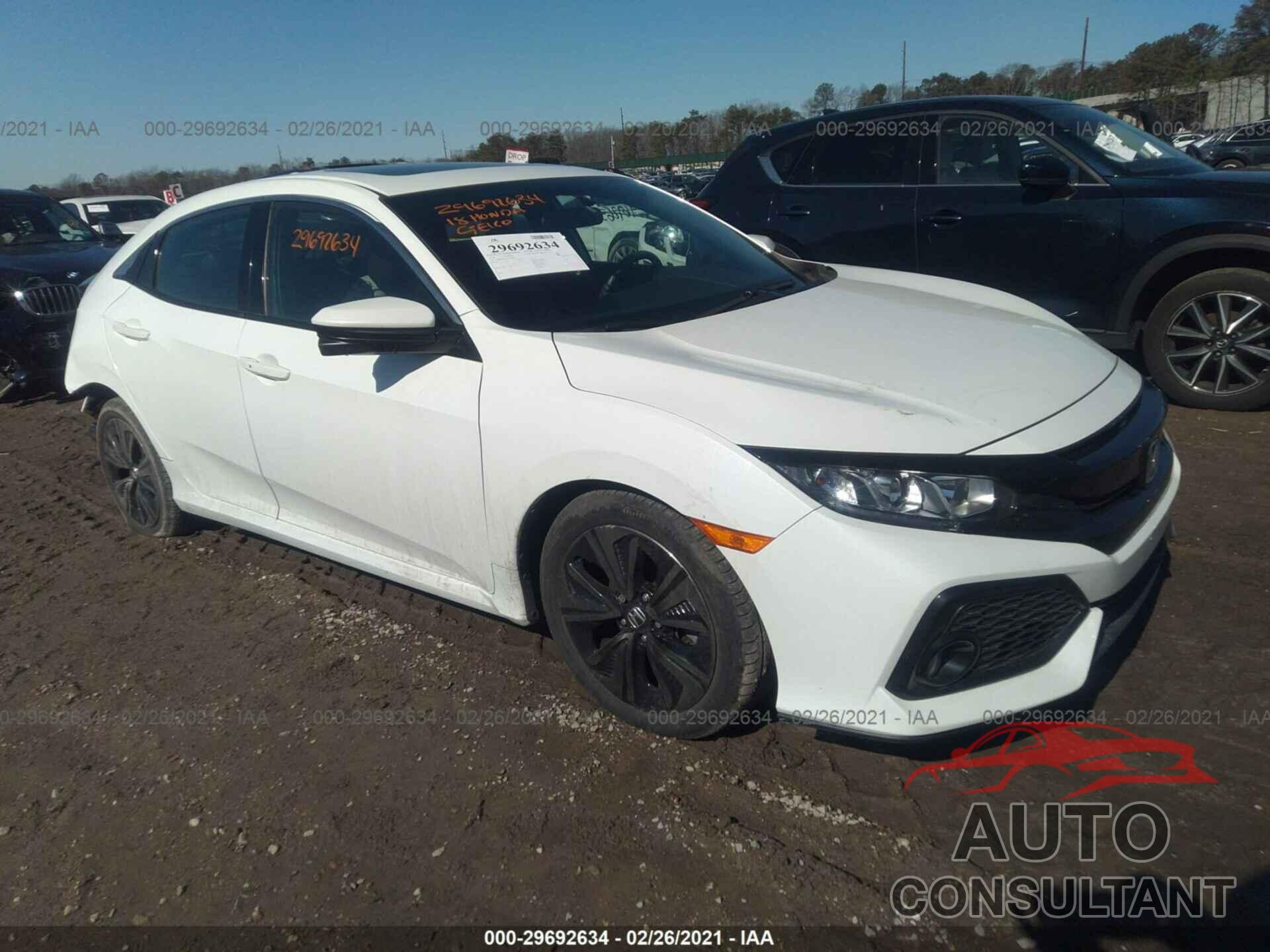 HONDA CIVIC HATCHBACK 2018 - SHHFK7H53JU408491