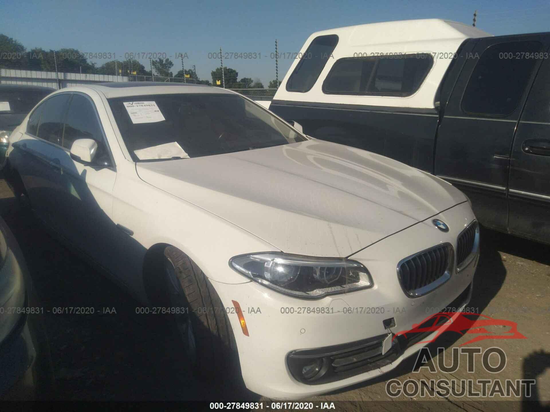 BMW 5 SERIES 2016 - WBA5B1C51GG130400