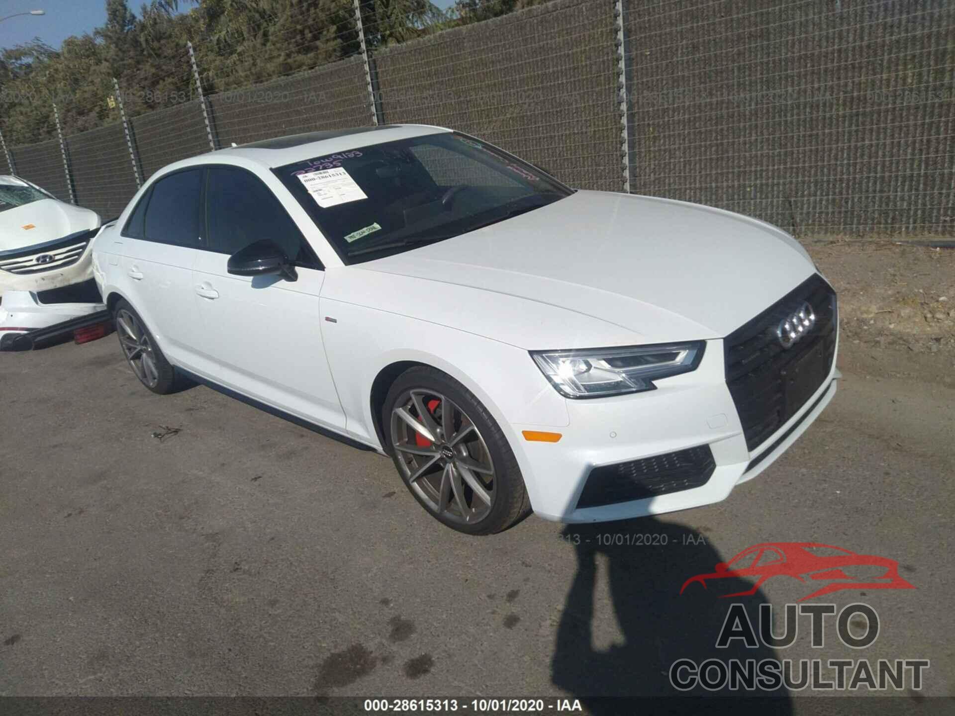 AUDI A4 2018 - WAUENAF43JA022090