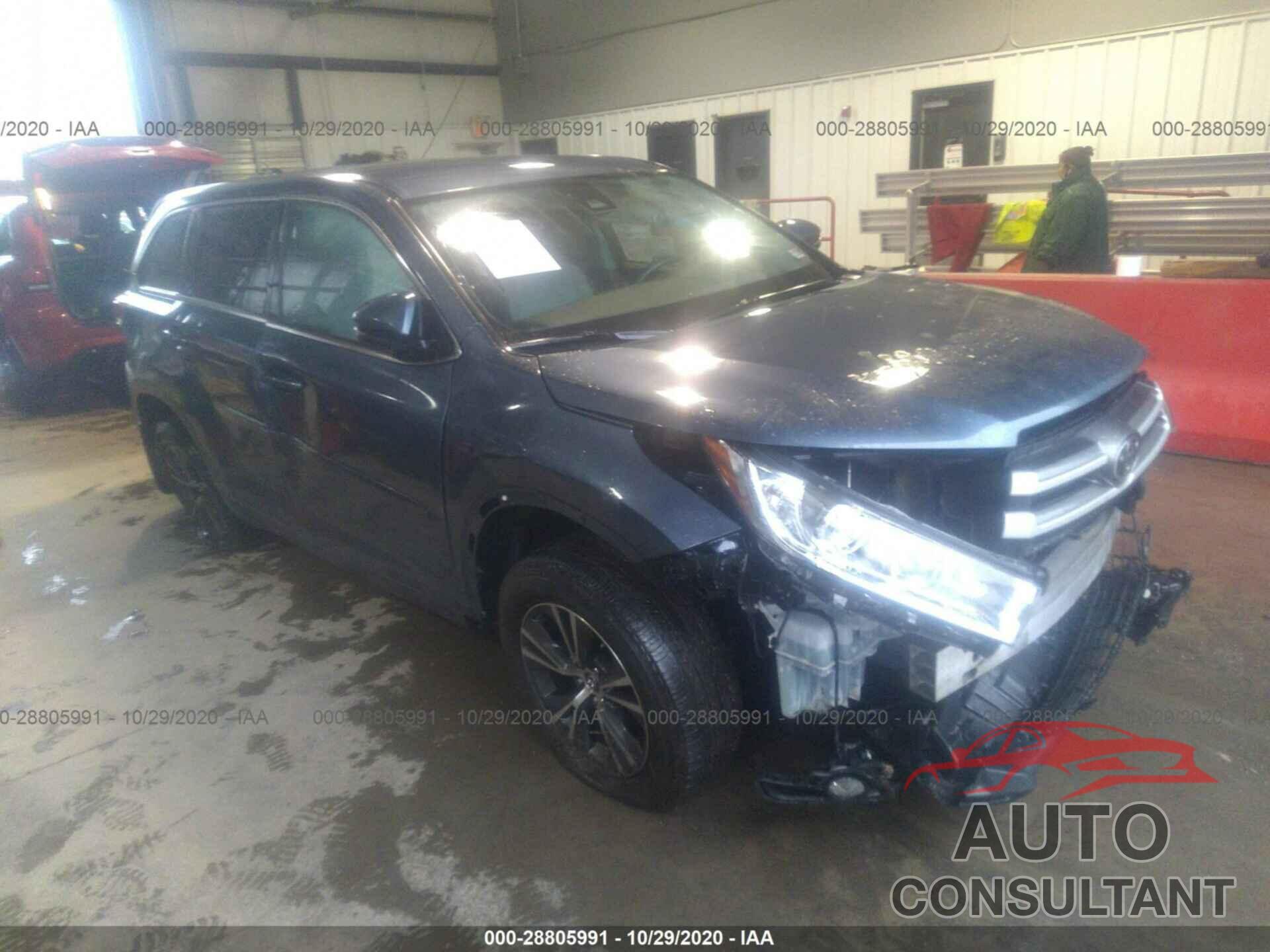 TOYOTA HIGHLANDER 2017 - 5TDBZRFH5HS399416