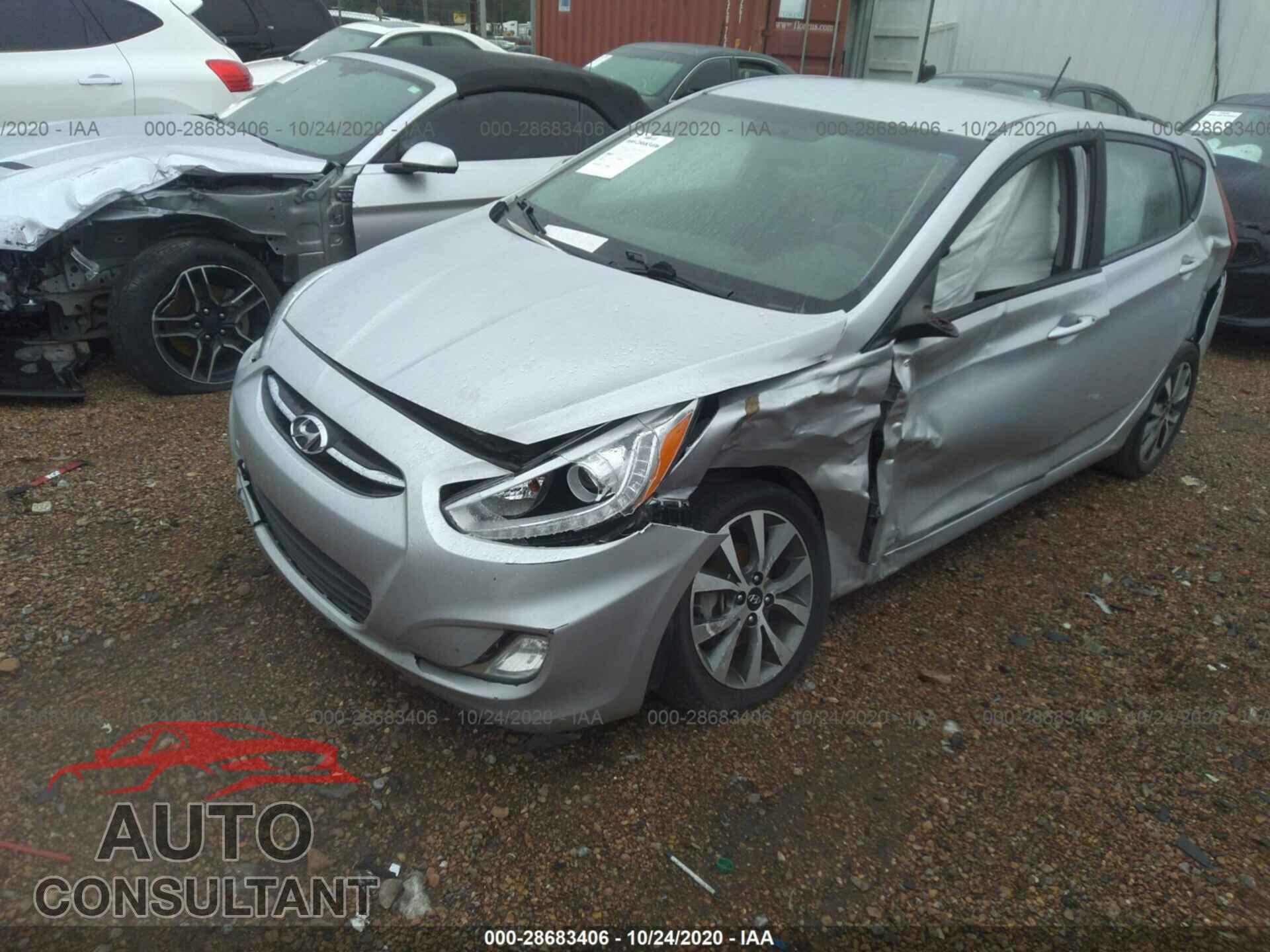 HYUNDAI ACCENT 2017 - KMHCU5AE3HU333446