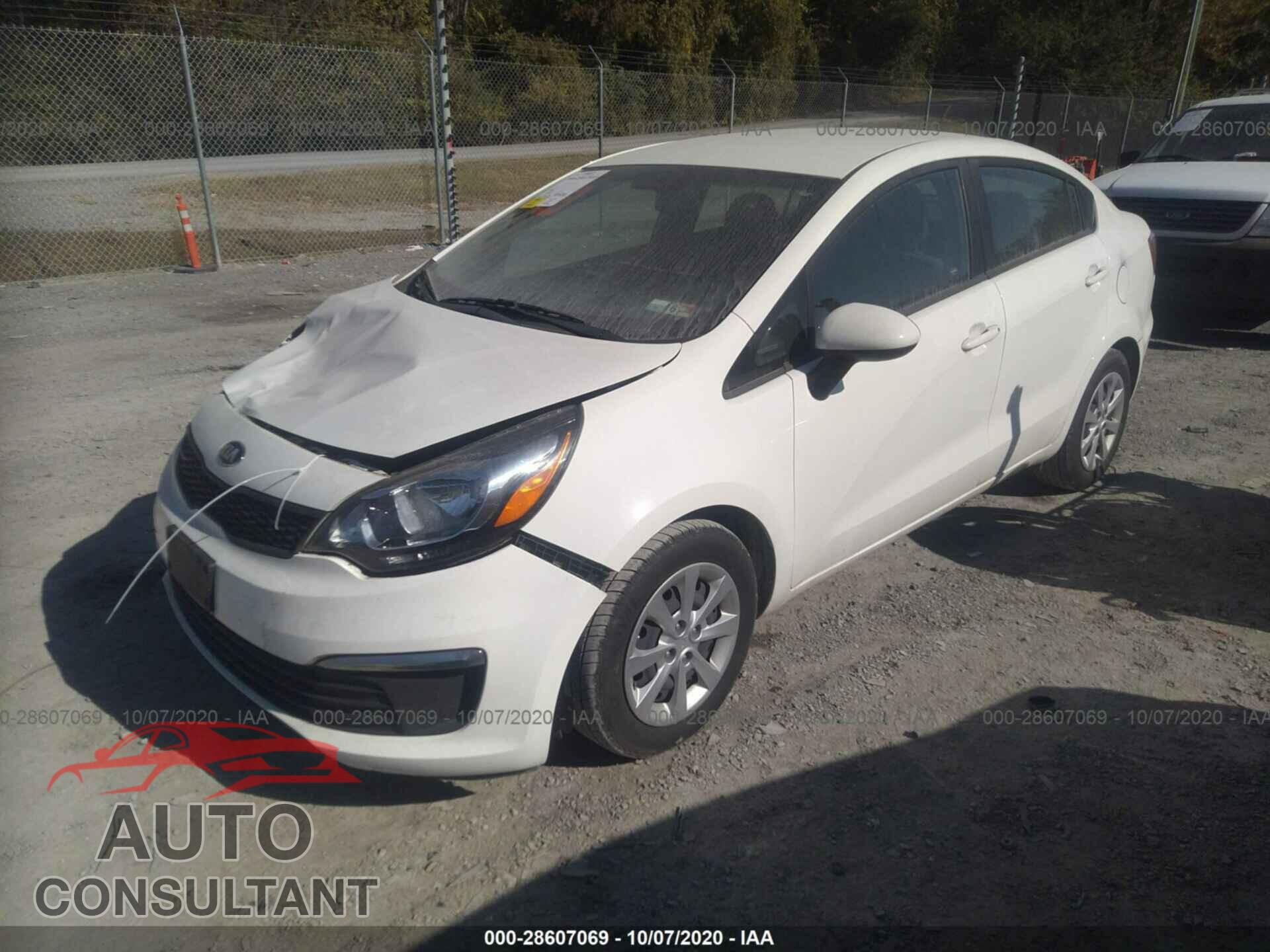 KIA RIO 2016 - KNADM4A30G6646990