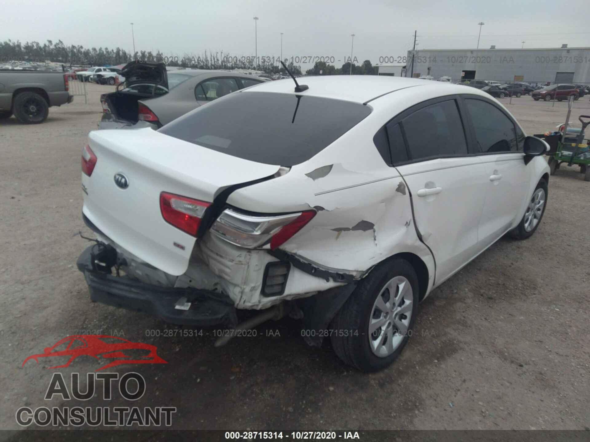 KIA RIO 2017 - KNADM4A3XH6027914