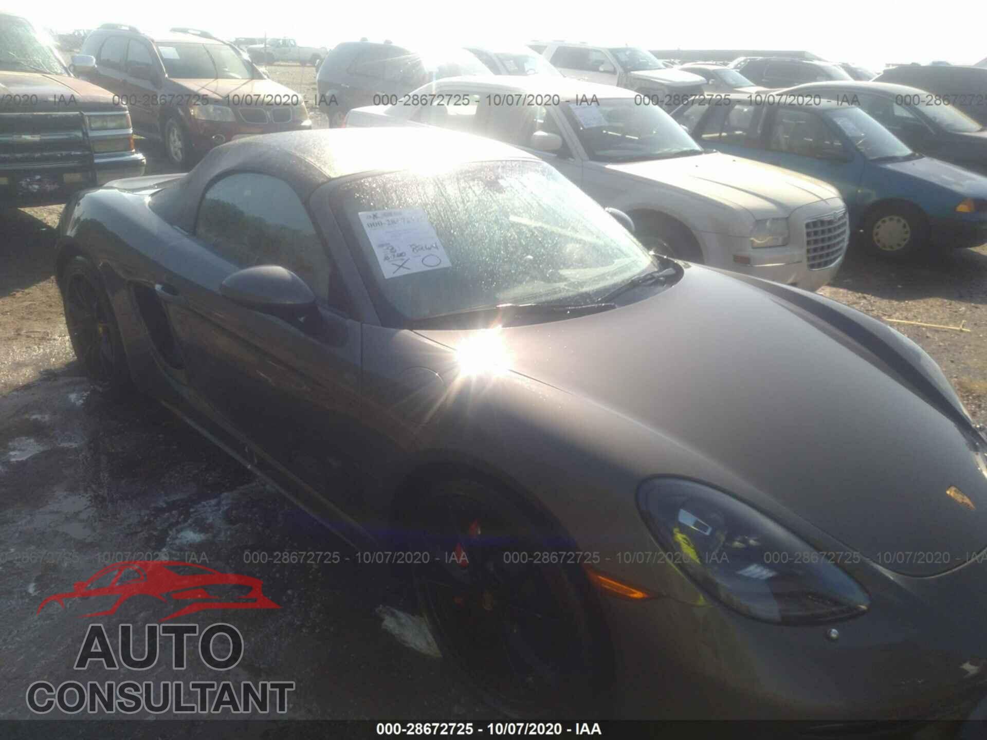 PORSCHE 718 BOXSTER 2017 - WP0CB2A8XHS241359