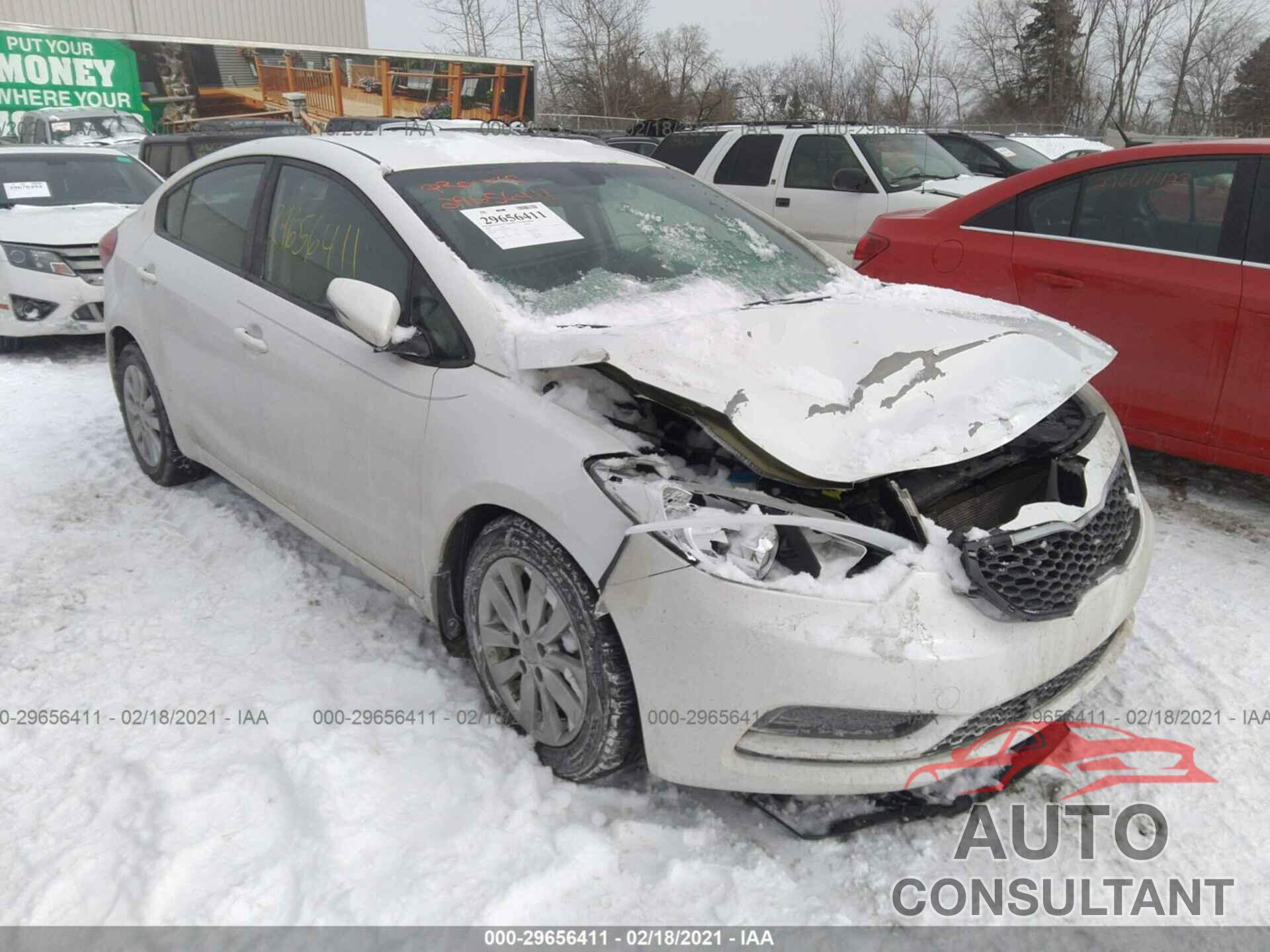 KIA FORTE 2016 - KNAFX4A66G5604369