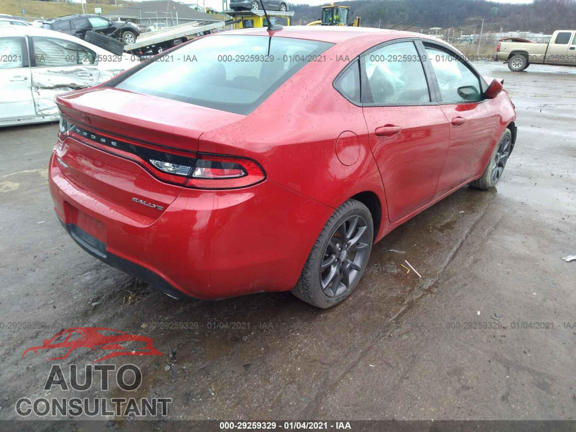 DODGE DART 2016 - 1C3CDFBB0GD504297