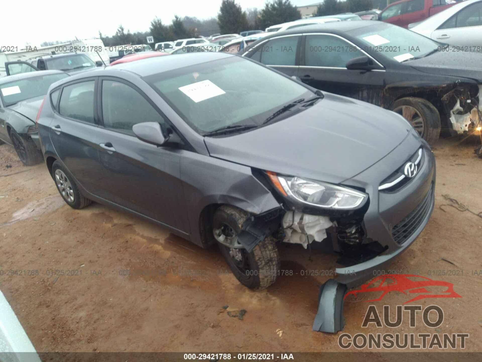 HYUNDAI ACCENT 2017 - KMHCT5AE9HU316637