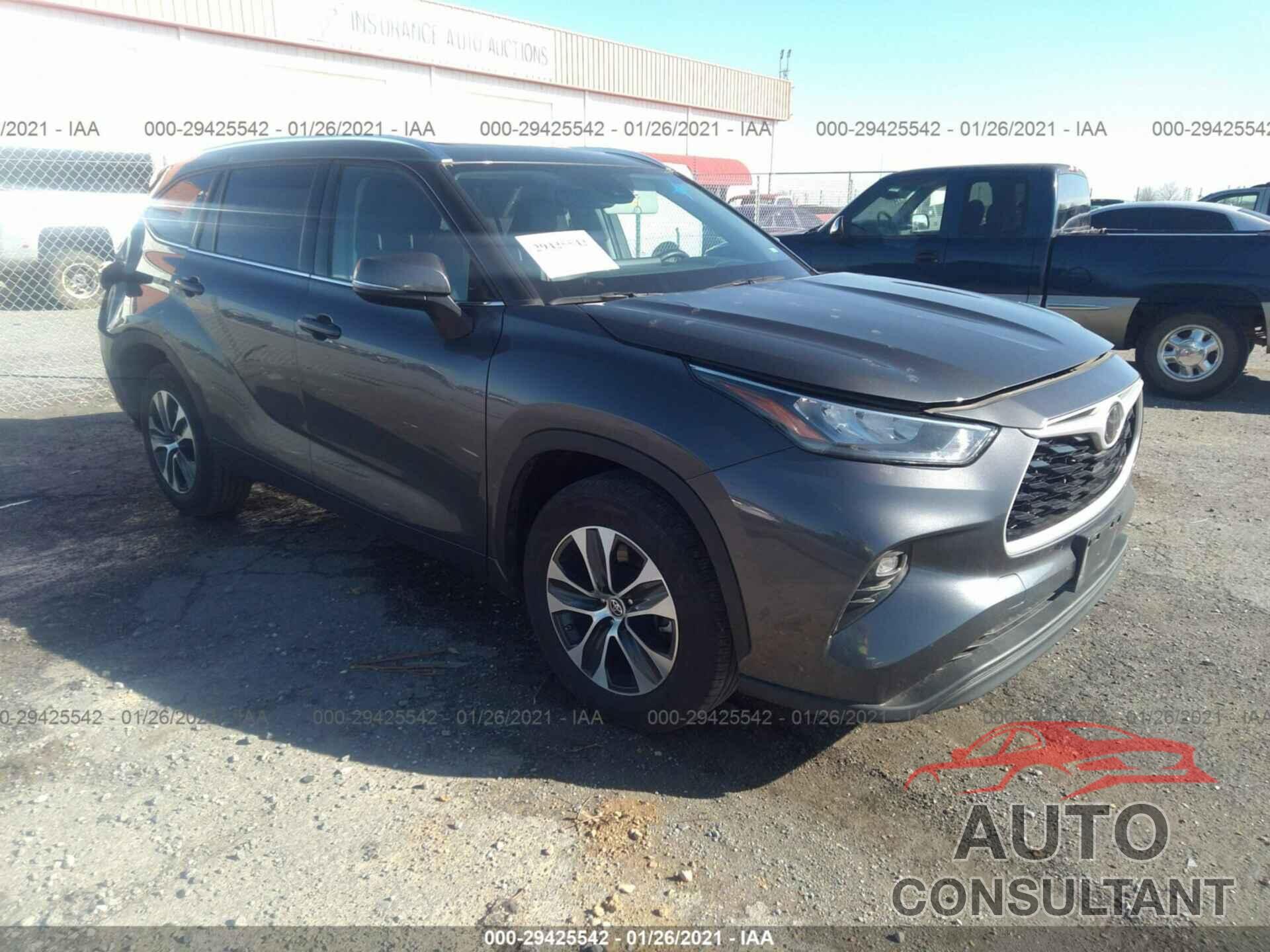 TOYOTA HIGHLANDER 2020 - 5TDGZRAH5LS004866