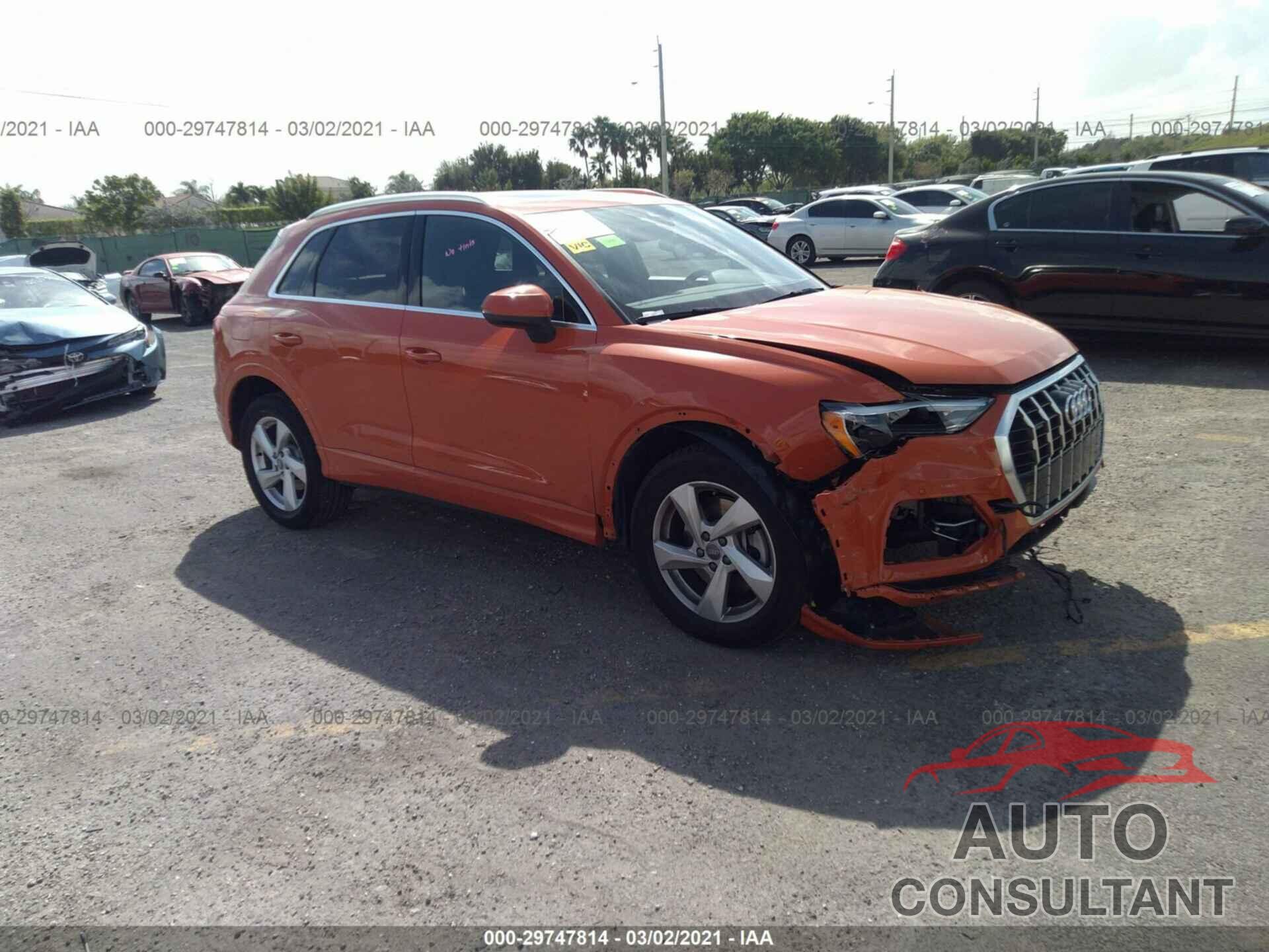 AUDI Q3 2020 - WA1AECF38L1108626