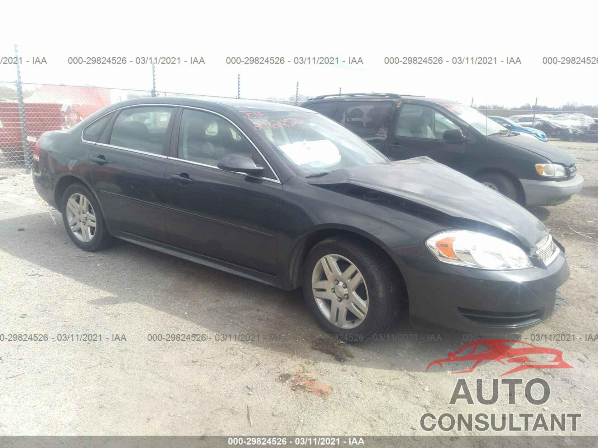 CHEVROLET IMPALA LIMITED 2016 - 2G1WB5E33G1106728